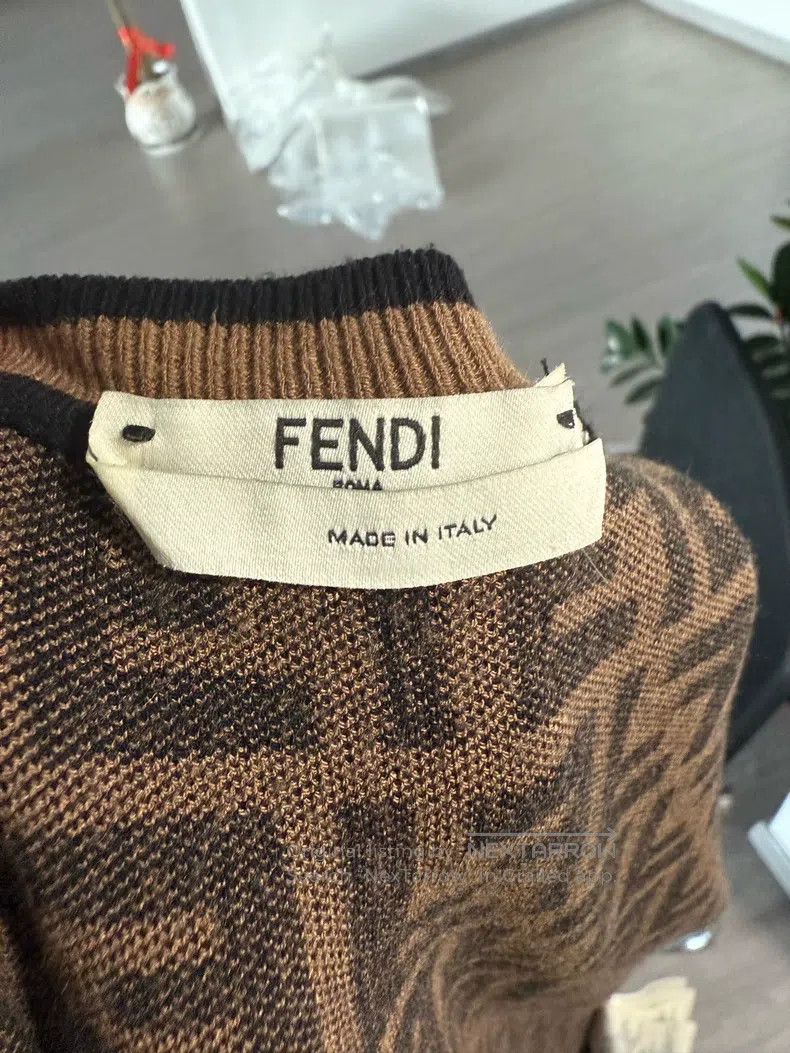 Fendi Fendi FF Monogram Printed Dress Size XS / US 0-2 / IT 36-38 - 6 Thumbnail