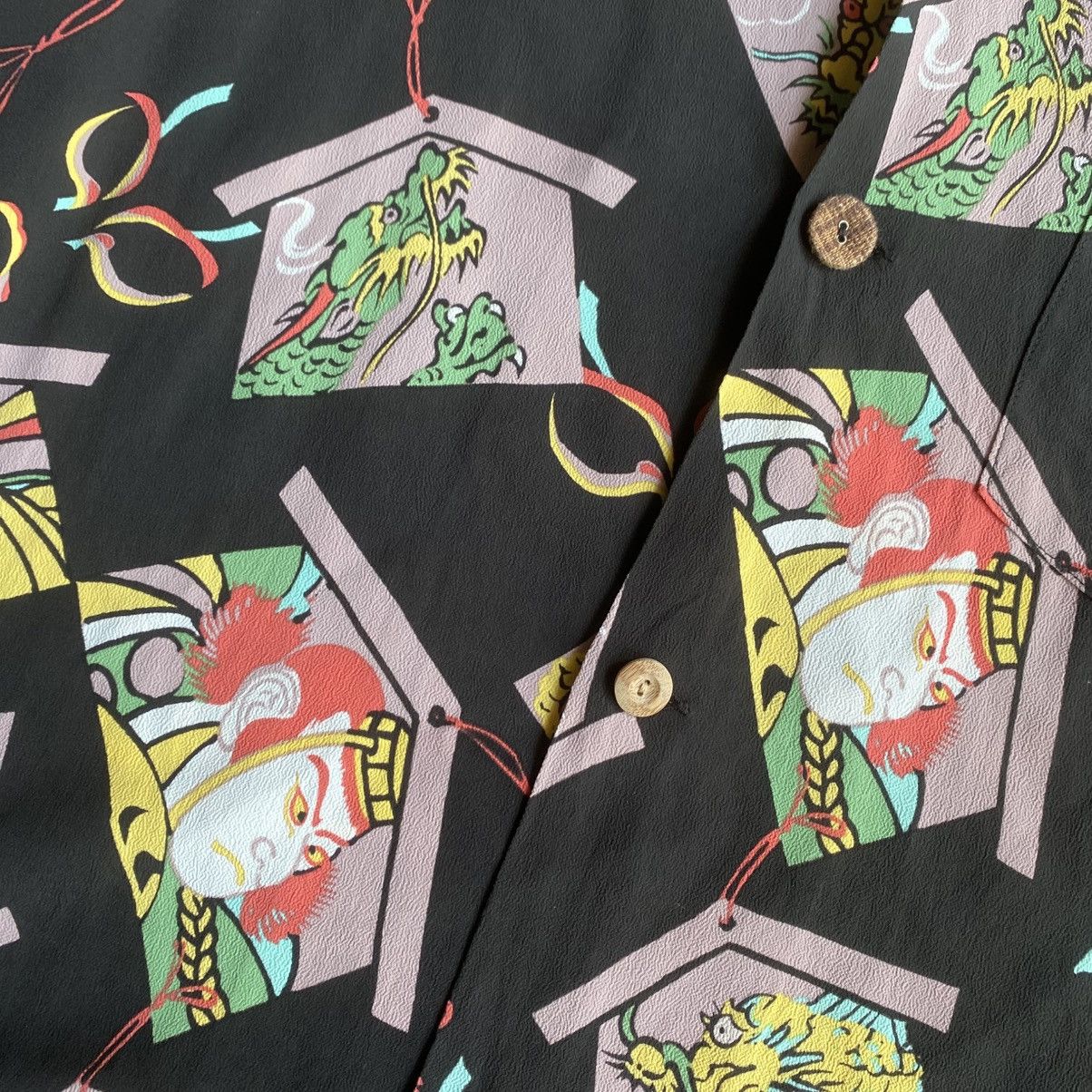 Sun Surf × Toyo Enterprises Kabuki/dragon Rayon Shirt Size US L / EU 52-54 / 3 - 5 Thumbnail