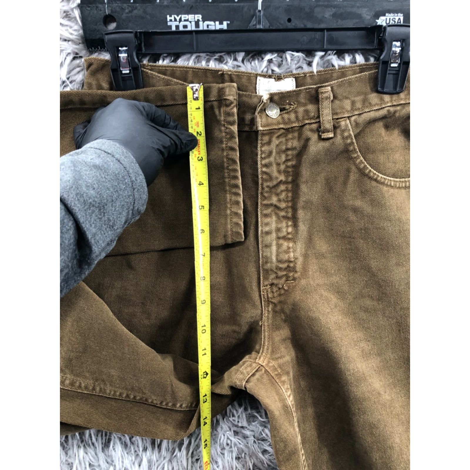 Vintage VINTAGE The London Jean MODA INTL The London Jean Jeans 12 Womens High Rise Mom Brown Medium Wash Denim 34 In Inseam 30 Waist 5-Pocket Design Cotton Size 34" / US 12 / IT 48 - 4 Thumbnail