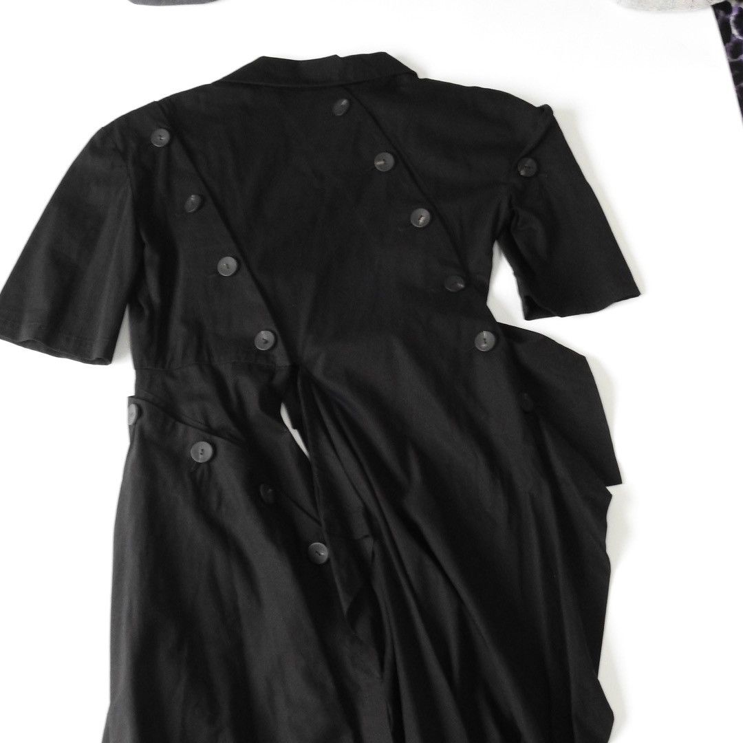 Yohji Yamamoto Yohji Yamamoto Femme SS18 Drape Button Asymmetrical Jacket Size M / US 6-8 / IT 42-44 - 8 Thumbnail