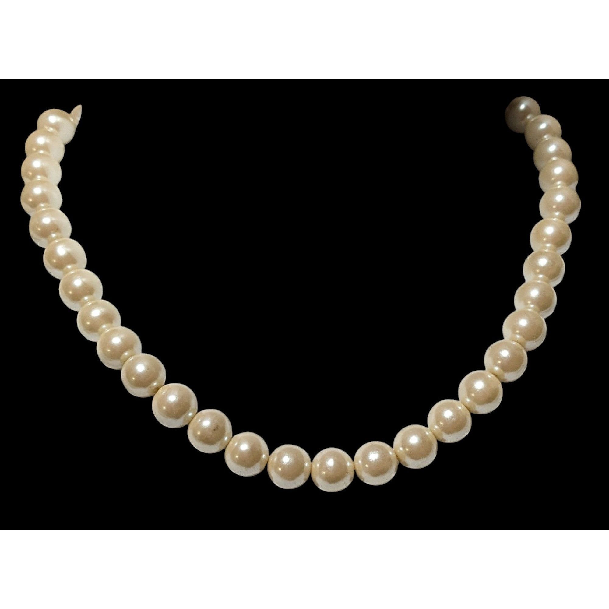 Other Elegant Cream Faux Pearl Bridal Necklace Size ONE SIZE - 2 Thumbnail