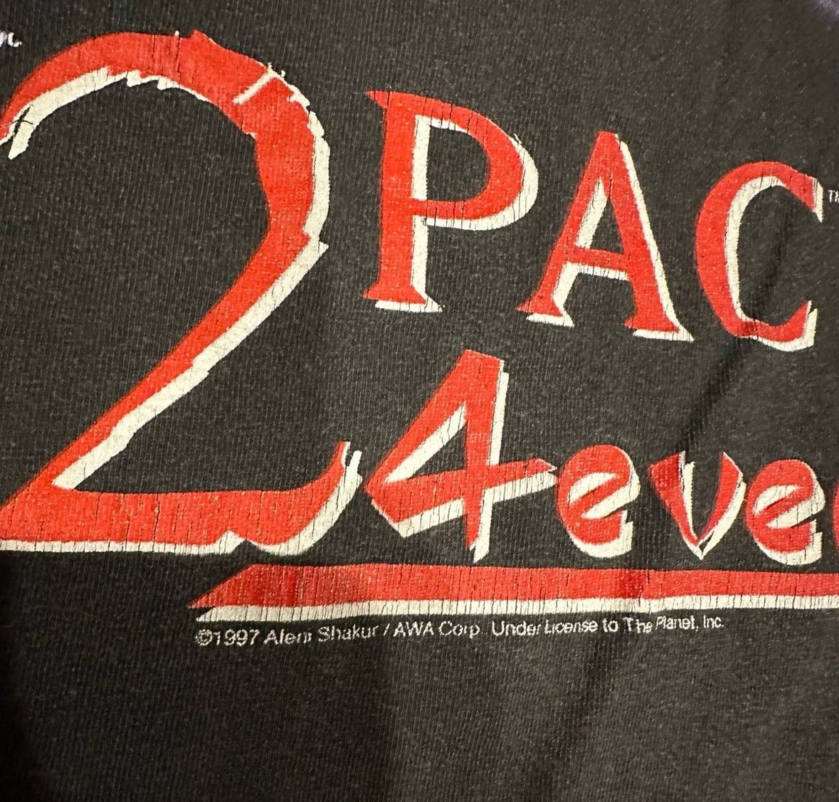Vintage 1996 Tupac memorial rap tee Size US XL / EU 56 / 4 - 5 Thumbnail