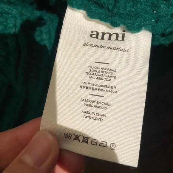 AMI Ami Alexandre Mattiussi Wool Turtleneck thick Ami paris Size US M / EU 48-50 / 2 - 4 Thumbnail