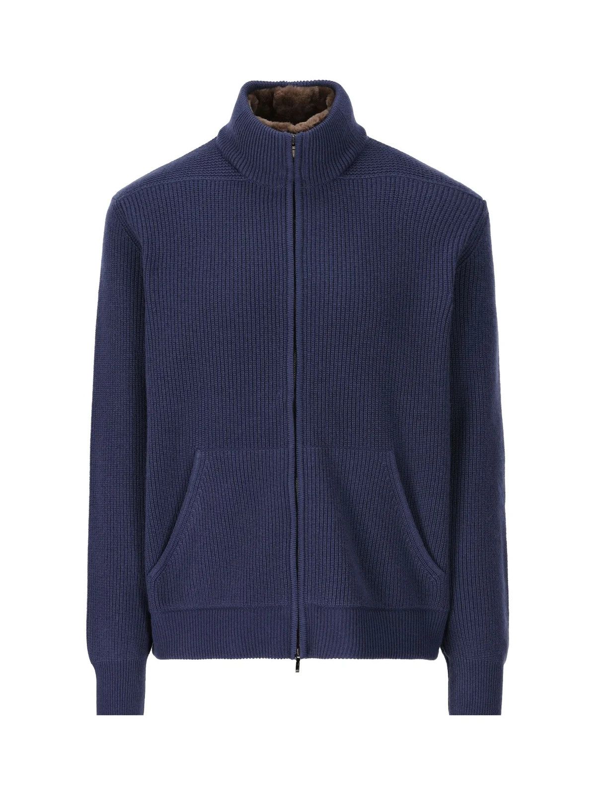 o1srvl11e0325 FAN2358 Bomber Jacket in Navy Blue