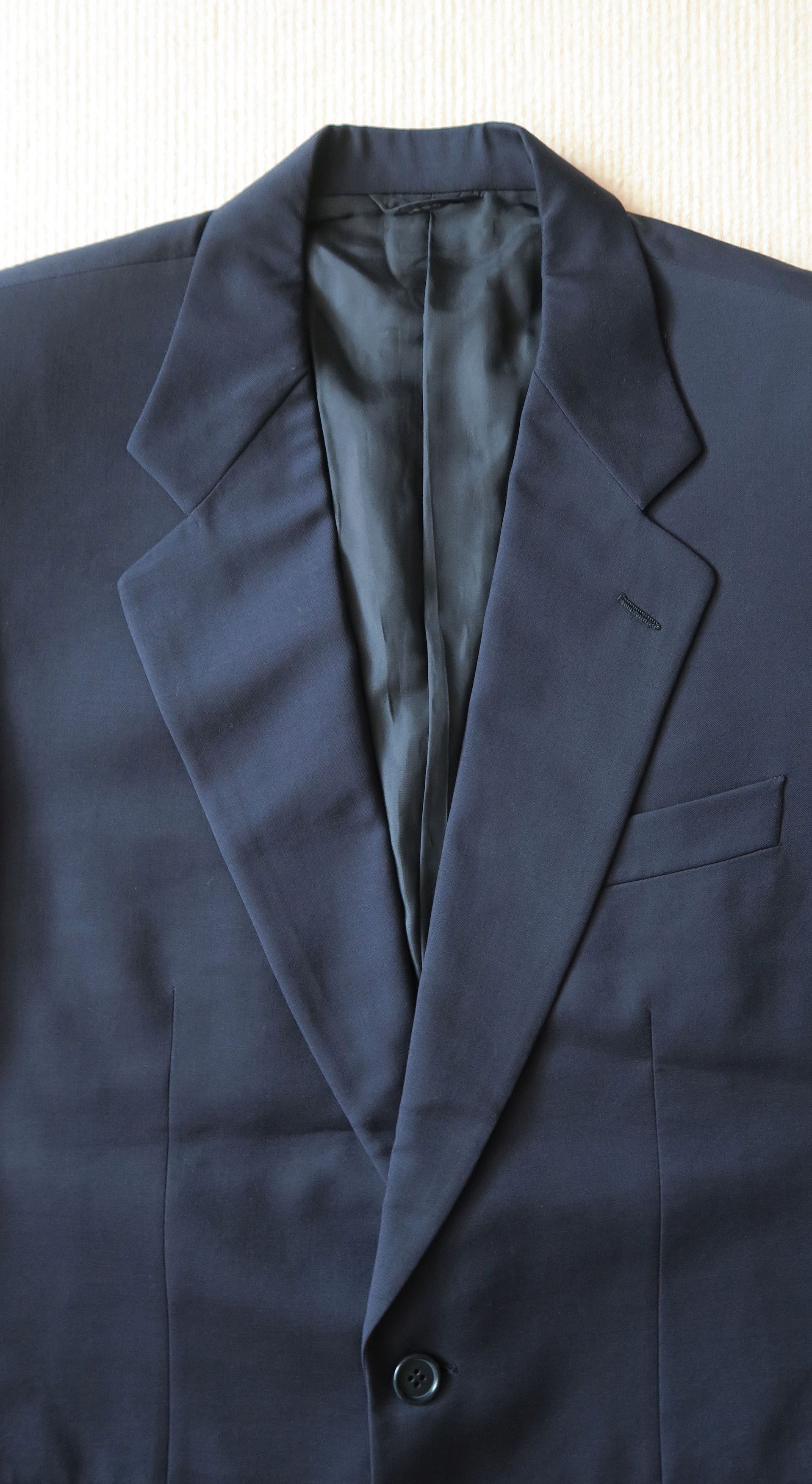 Cerruti 1881 Cerruti 1881 Italy Tailored Navy Suit Jacket / Blazer Size 48R - 10 Thumbnail