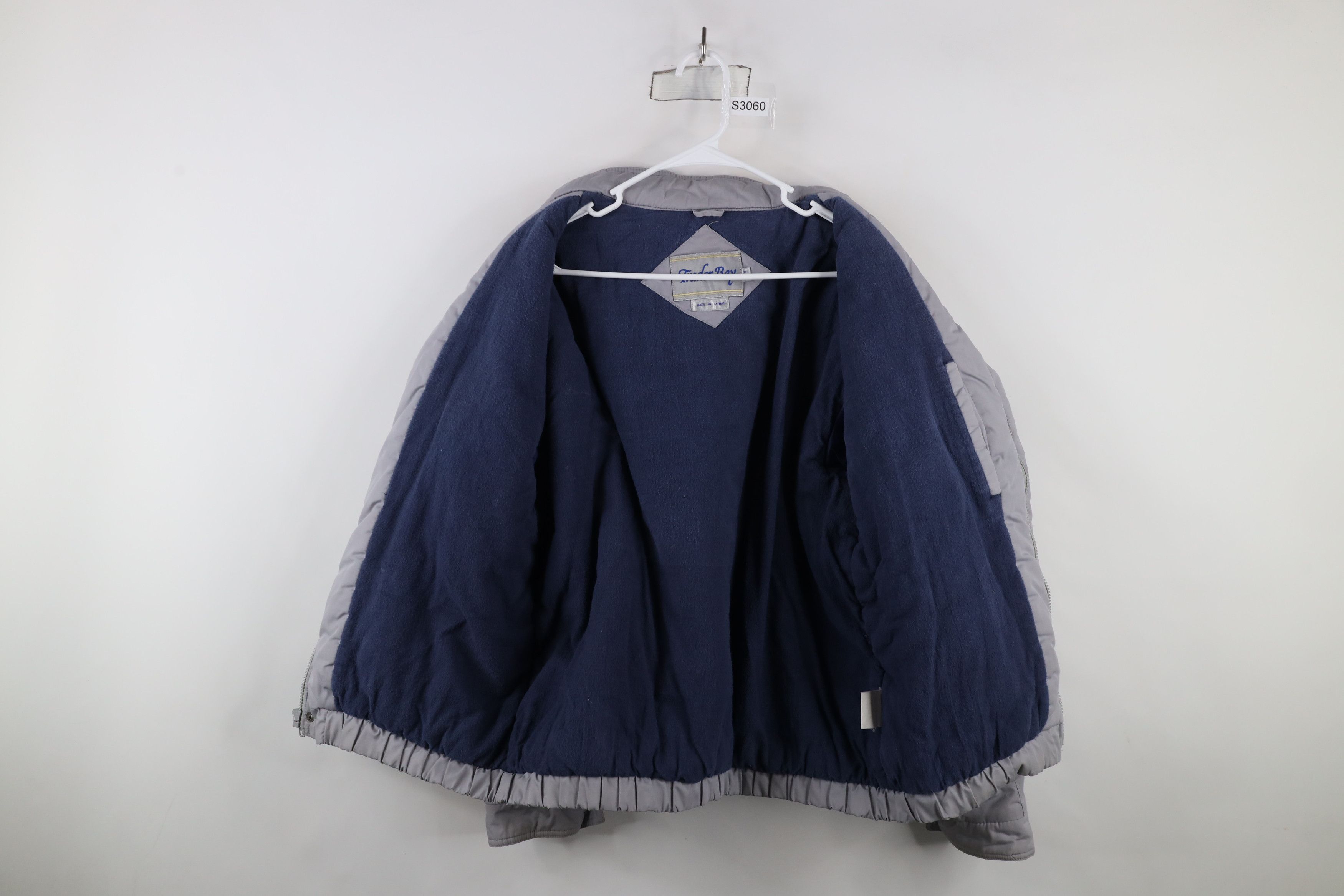 Vintage Vintage 90s Streetwear Cloth Lined Puffer Bomber Jacket Size US XL / EU 56 / 4 - 8 Thumbnail
