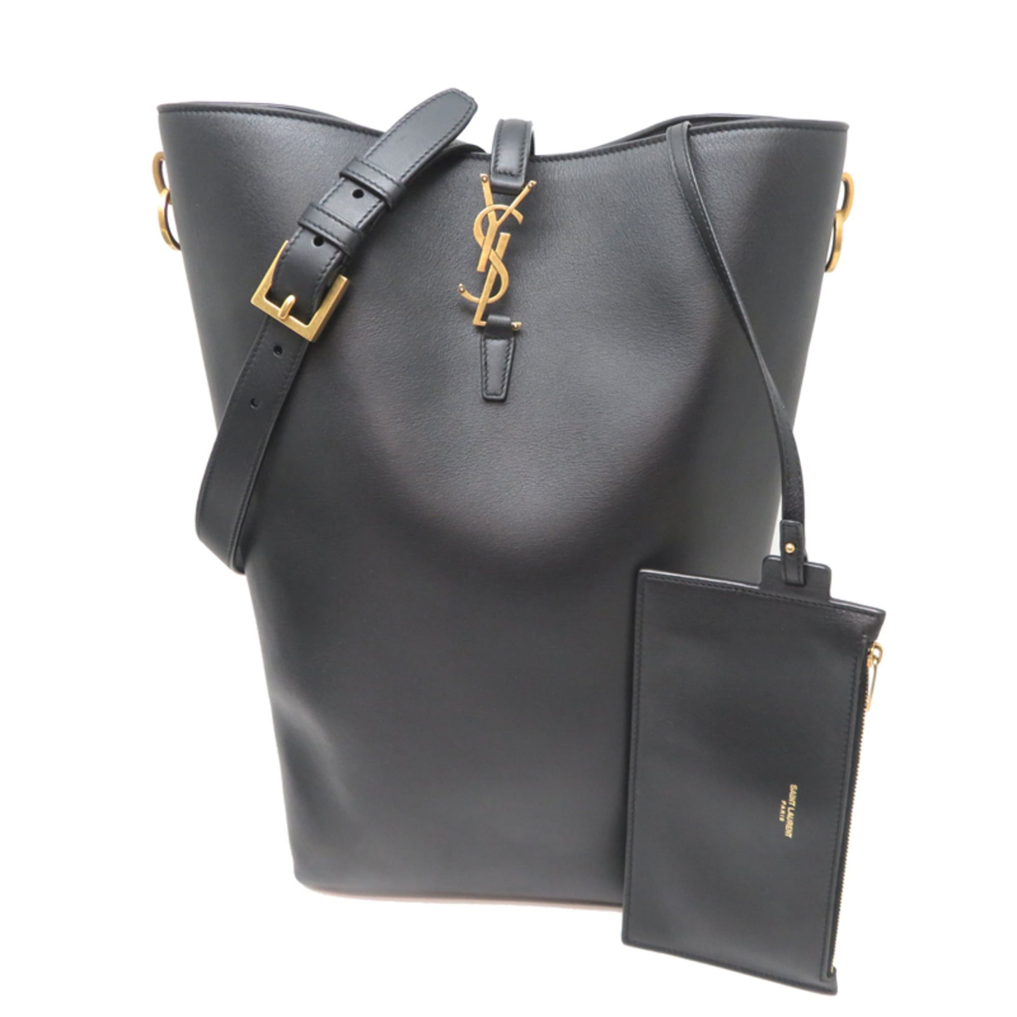 Saint Laurent Paris Saint Laurent Paris LE 37 Women's Shoulder Bag 800594 Leather Black Size ONE SIZE - 1 Thumbnail