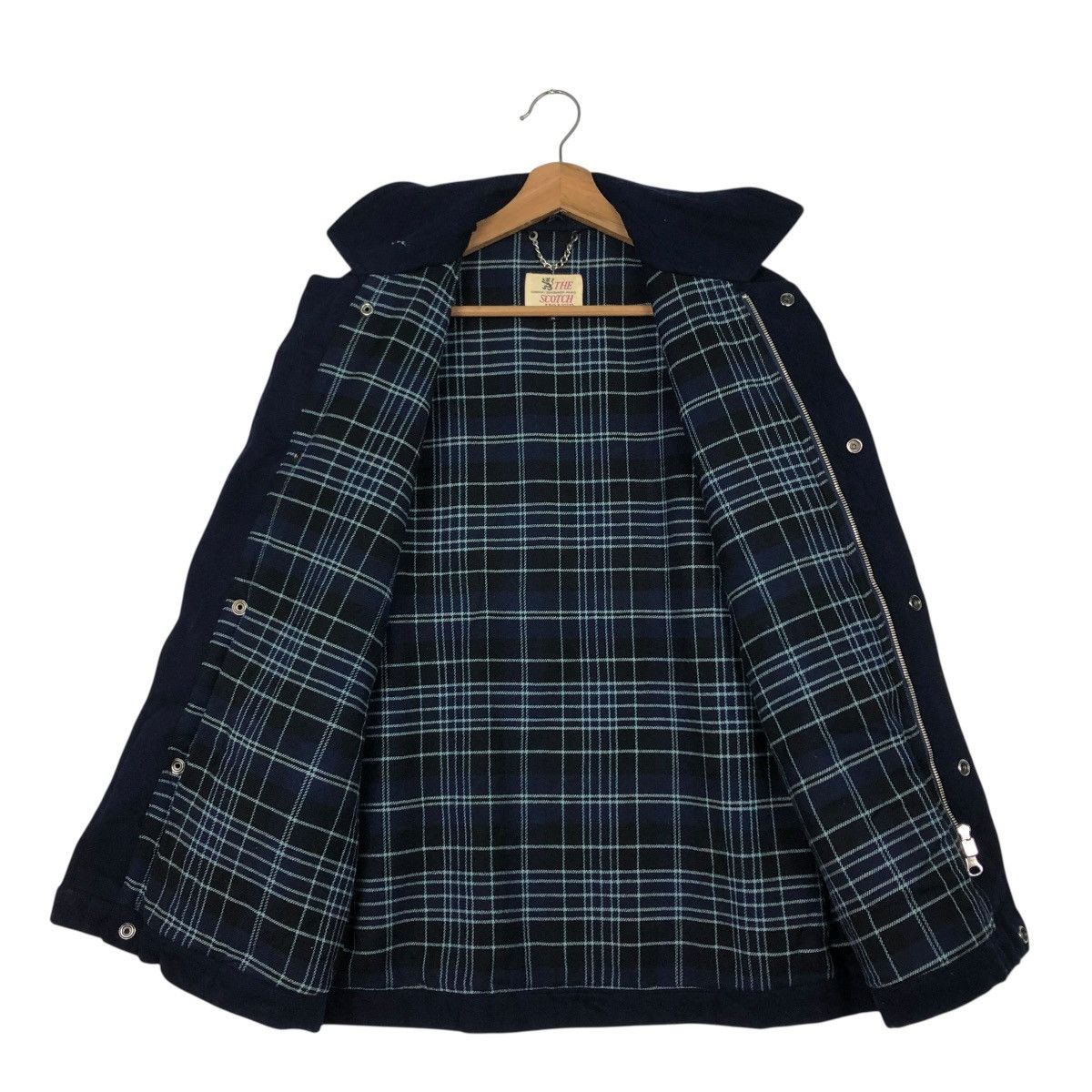 Japanese Brand WOOL HUNTING BLANKET JACKET TARTAN SCOTCH HOUSE ISSEY MIYAKE Size US S / EU 44-46 / 1 - 15 Thumbnail