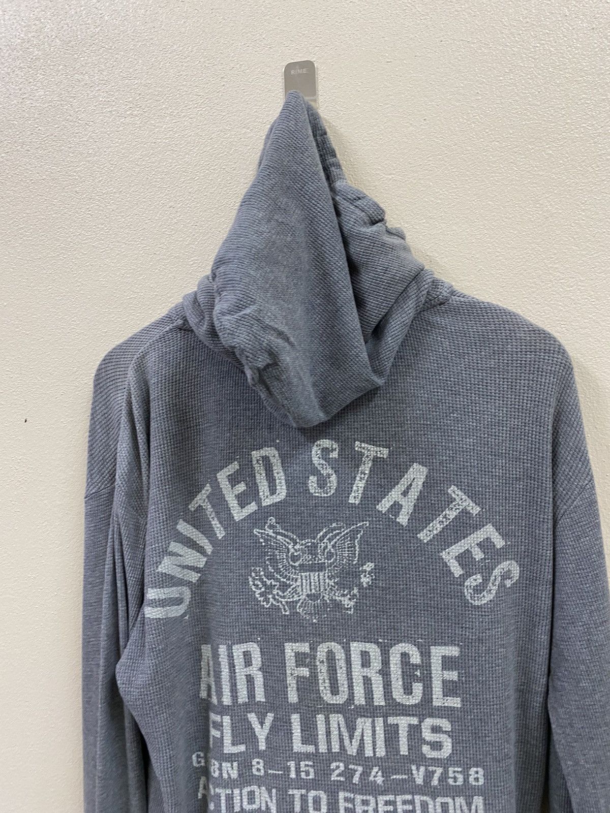 Avirex × Vintage Vintage Avirex Usaf Hoodie Strech Size US L / EU 52-54 / 3 - 4 Thumbnail