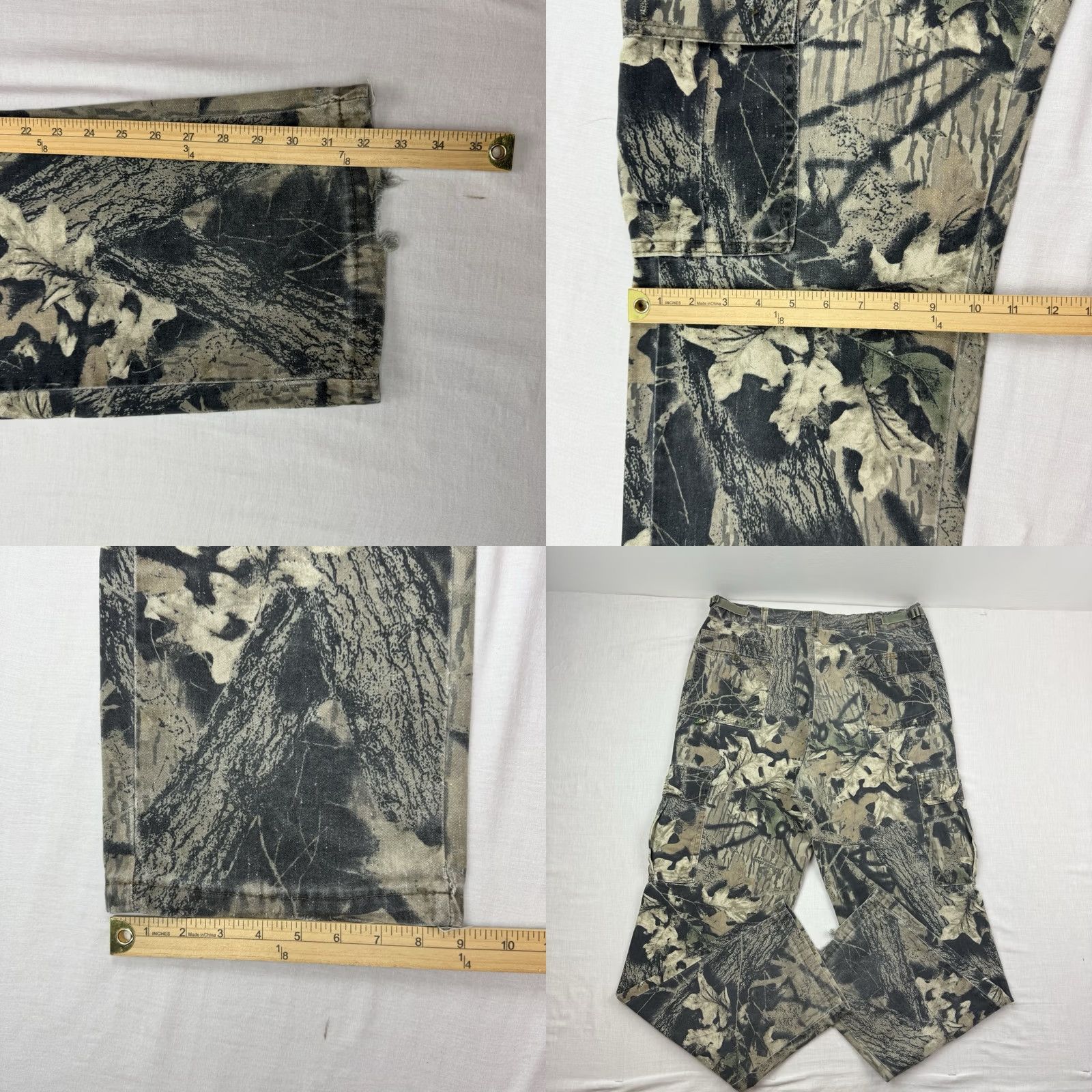 Vintage VINTAGE Mossy Oak Camo Cargo Pants Men 32x32 Casual USA 90s Grunge Outdoor Camouflage Pants Size US 32 / EU 48 - 9 Thumbnail