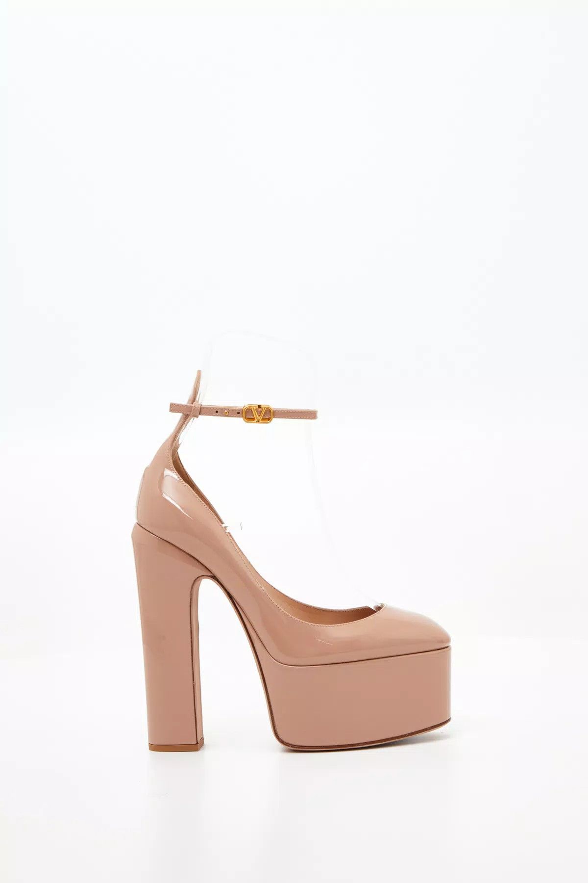 Valentino o1s1wg111125 Tan-Go Platform Pumps in Nude Size US 11 / IT 41 - 1 Preview