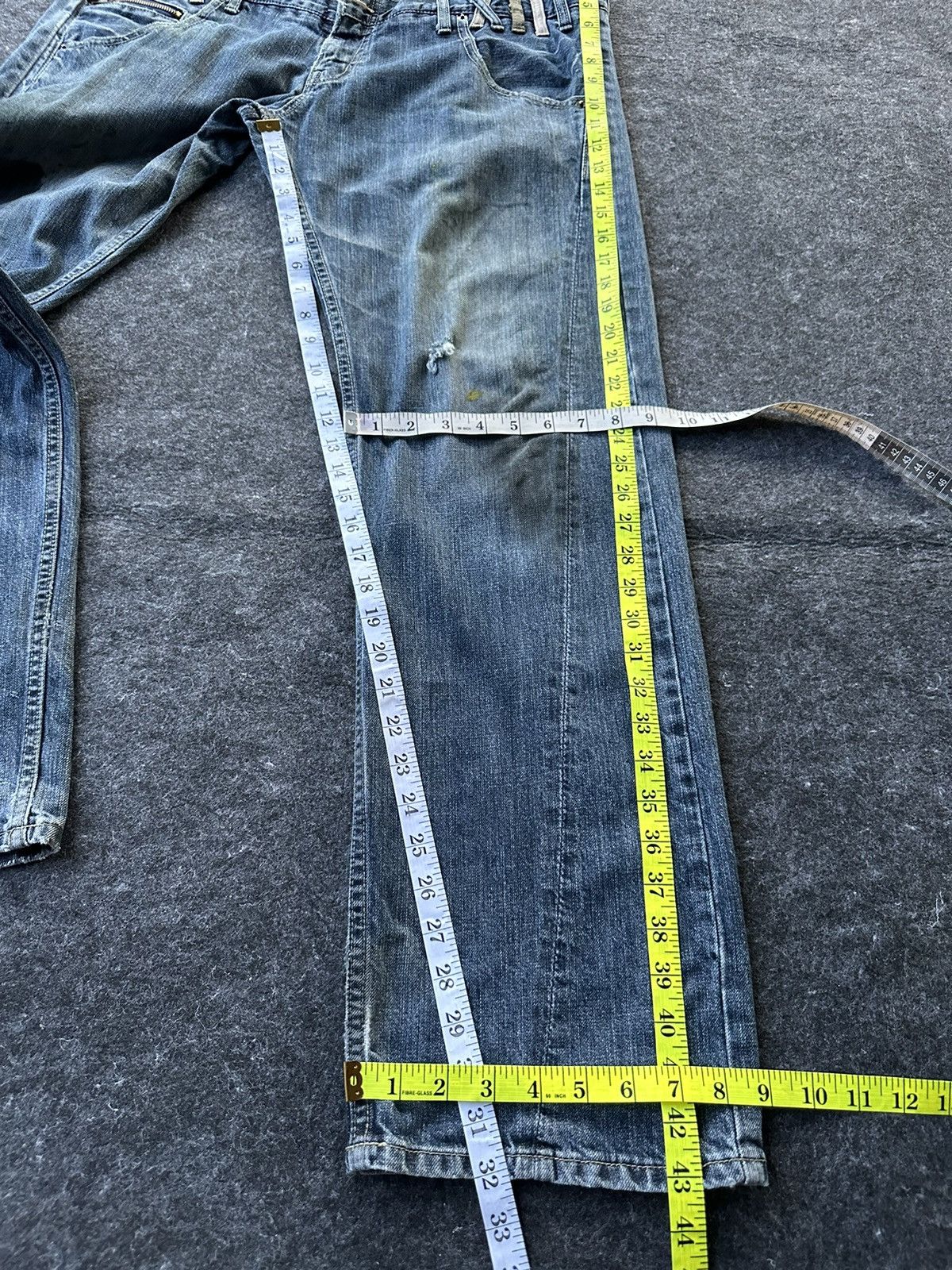 If Six Was Nine × PPFM Double Waist Unbrand Japan Paint Dirty Style D409 Size US 34 / EU 50 - 9 Thumbnail