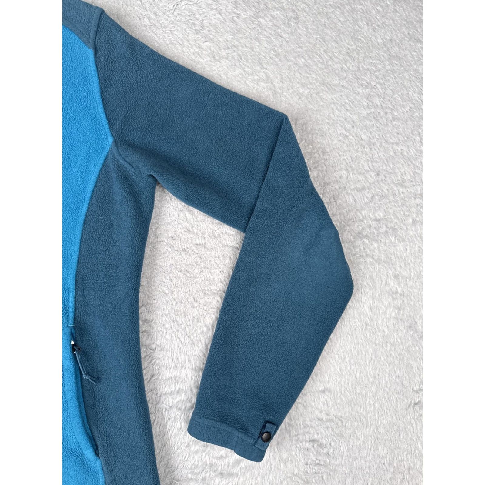 The North Face The North Face Jacket Womens Small Blue Fleece Full Zip Mock Neck Outdoor Hiking Size S / US 4 / IT 40 - 5 Thumbnail