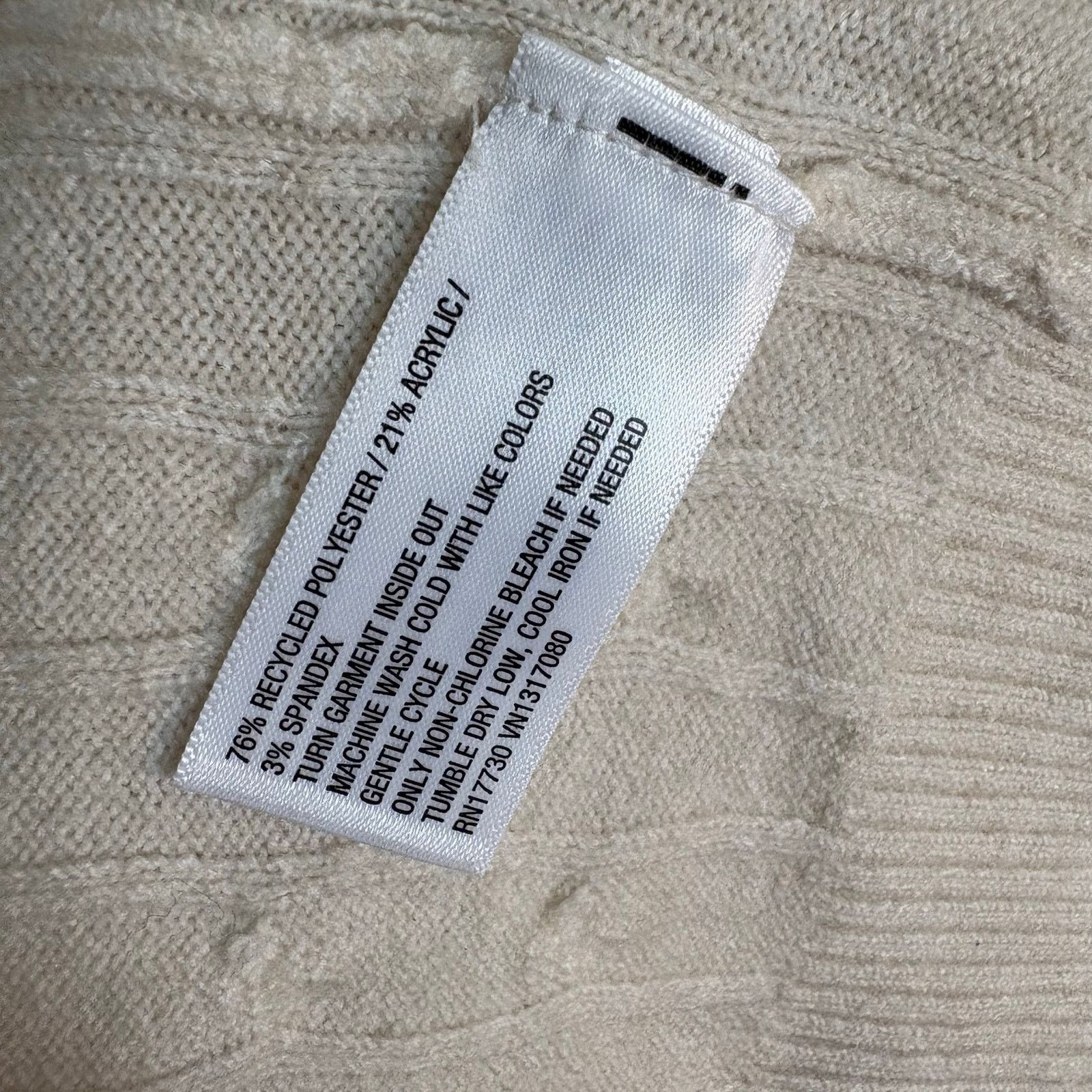 Other A New Day Women's Cable Cardigan Beige Size M Size M / US 6-8 / IT 42-44 - 4 Thumbnail