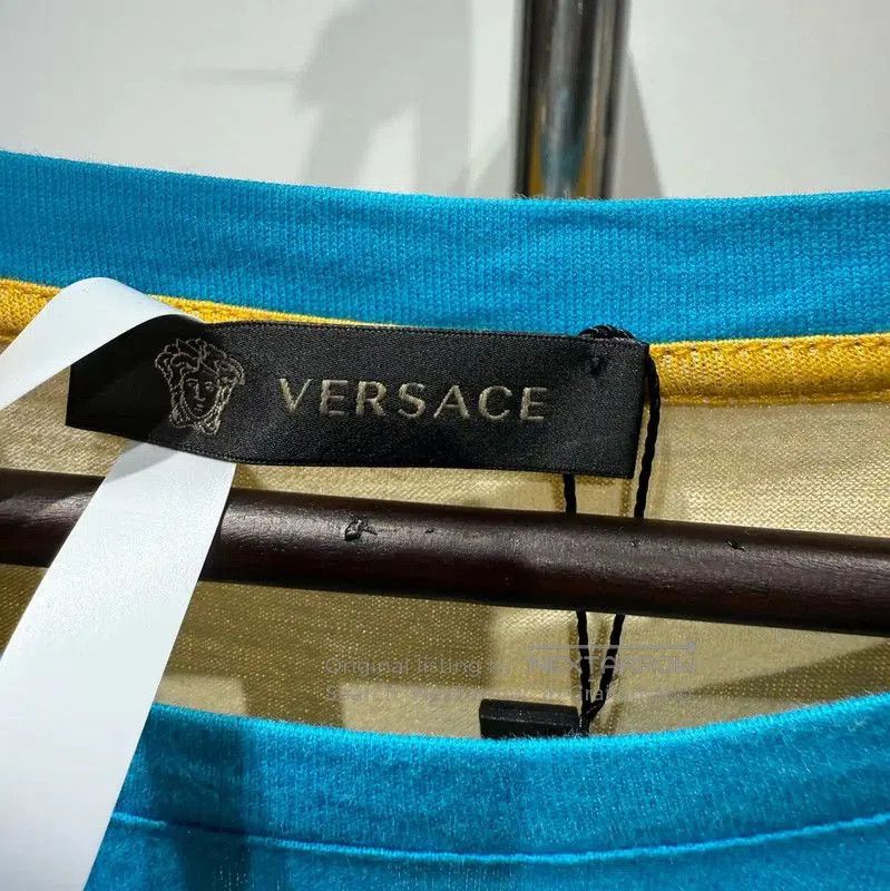 Versace Versace Colorful Cotton Blend Men's T-Shirt . Size US XXL / EU 58 / 5 - 4 Thumbnail