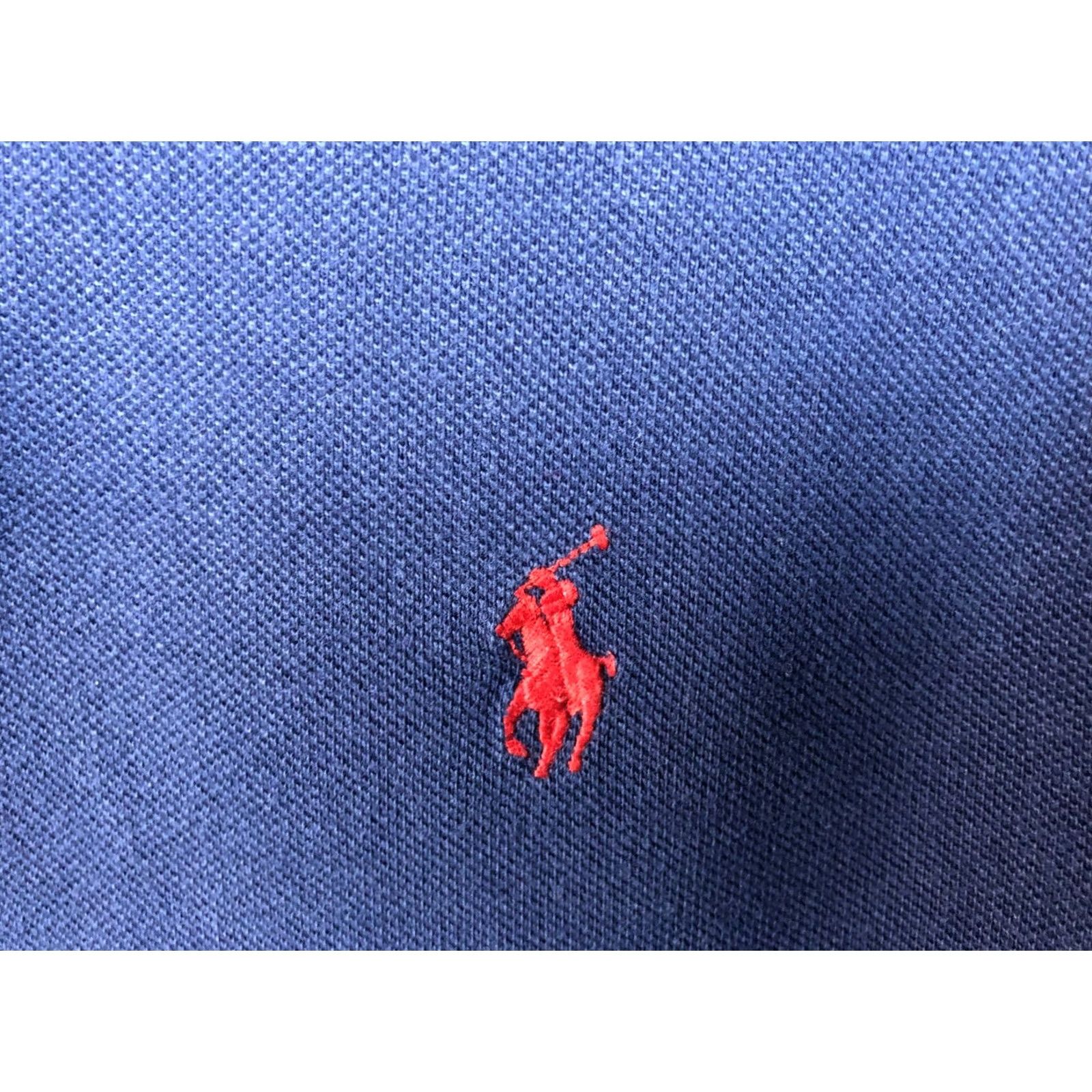 Ralph Lauren Ralph Lauren Polo Men's S Cotton Dark Blue Polo Shirt Slim Fit Short Sleeve Embroidered Logo Size US S / EU 44-46 / 1 - 5 Thumbnail