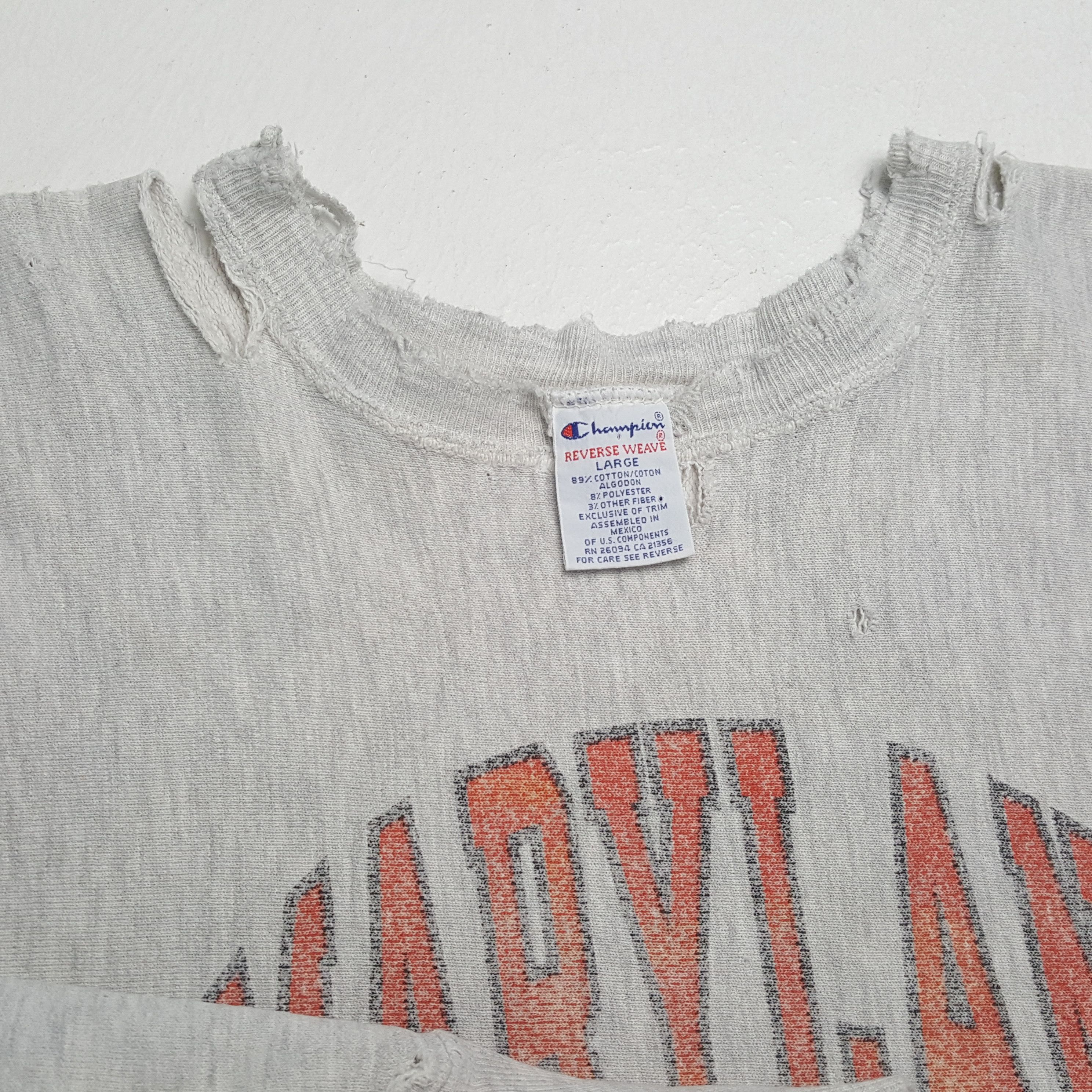 Champion × NFL × Vintage MARRYLAND FOOTBALL Distressed CHAMPION Sweatshirt Size US S / EU 44-46 / 1 - 9 Thumbnail