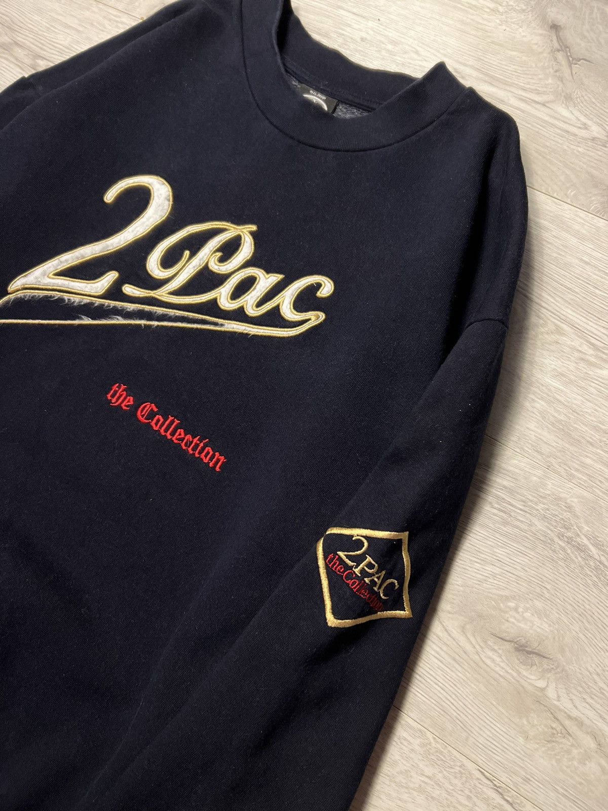 Rap Tees Rare Vintage 2PAC The Collection Sweatshirt Big Logo Size US XL / EU 56 / 4 - 7 Thumbnail