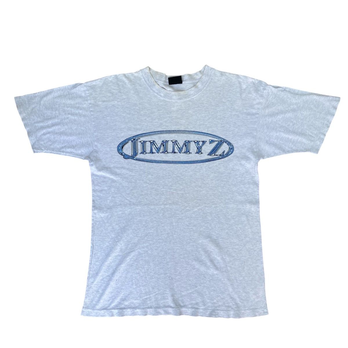 Vintage Vintage Rare Jimmy-Z Spellout Logo 90s T shirt Size US M / EU 48-50 / 2 - 1 Thumbnail