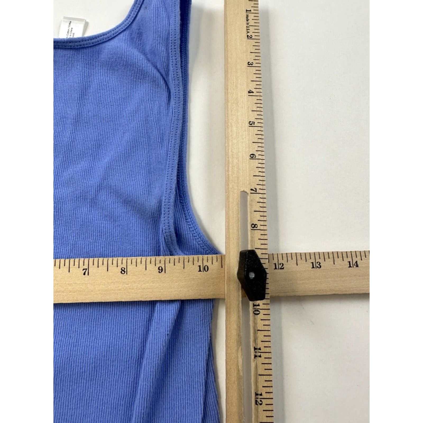 J.Crew J.Crew Shirt Womens Medium Blue Sleeveless Tank Top Size M / US 6-8 / IT 42-44 - 5 Thumbnail