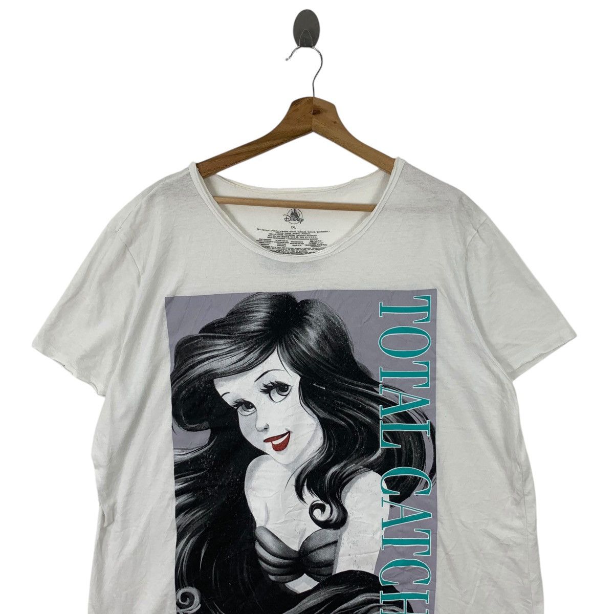 Disney DISNEY LITTLE MERMAID Ariel Cartoon Full Print Tee Shirt Top Size XXL / US 16-18 / IT 52-54 - 2 Thumbnail