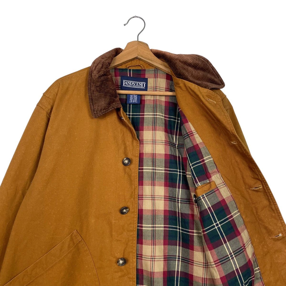 Lands' End Vintage Lands' End Cotton Canvas Barn Chore Hunting Jacket Size US M / EU 48-50 / 2 - 10 Thumbnail