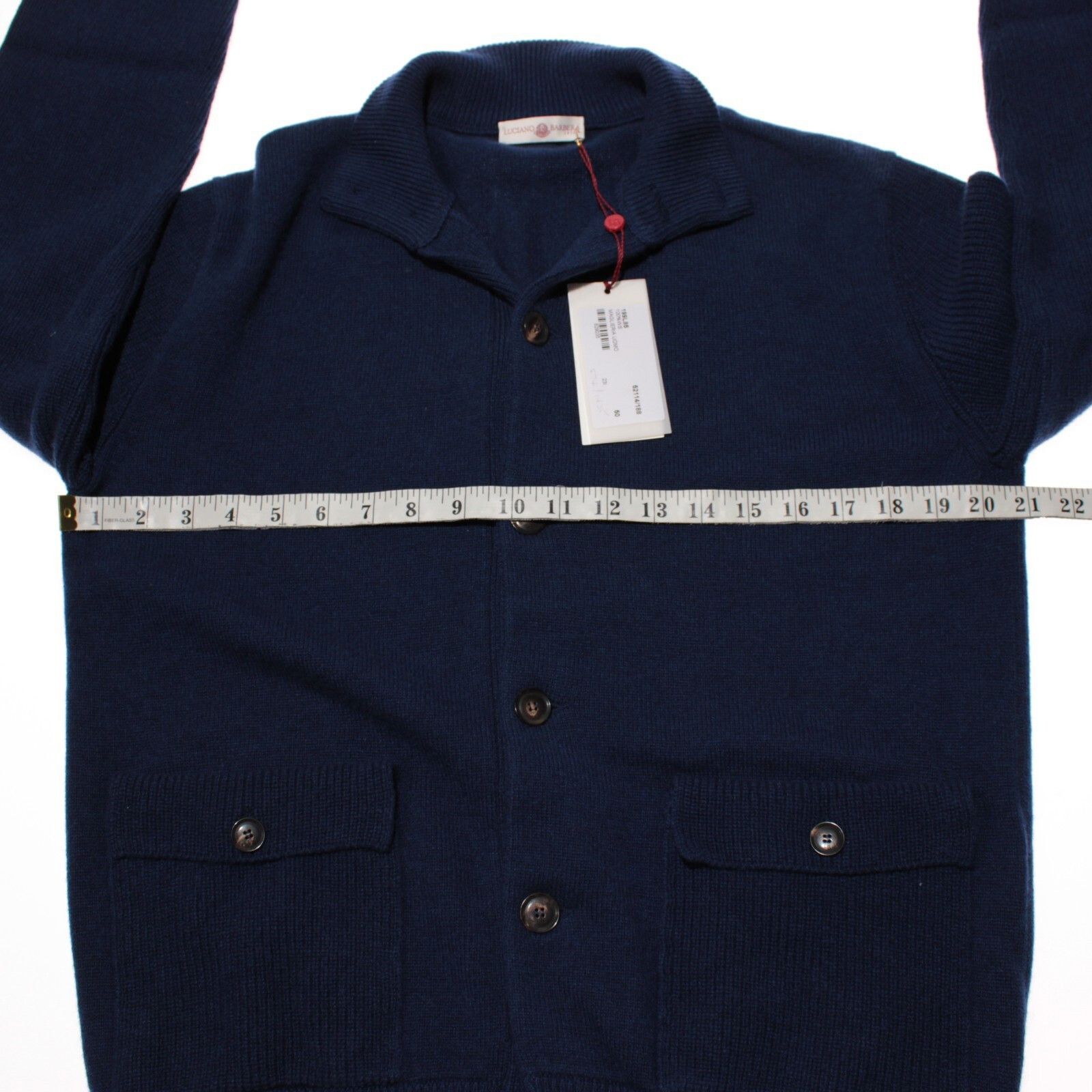 Luciano Barbera Luciano Barbera Sweater Size US M in Blue Size US M / EU 48-50 / 2 - 6 Thumbnail