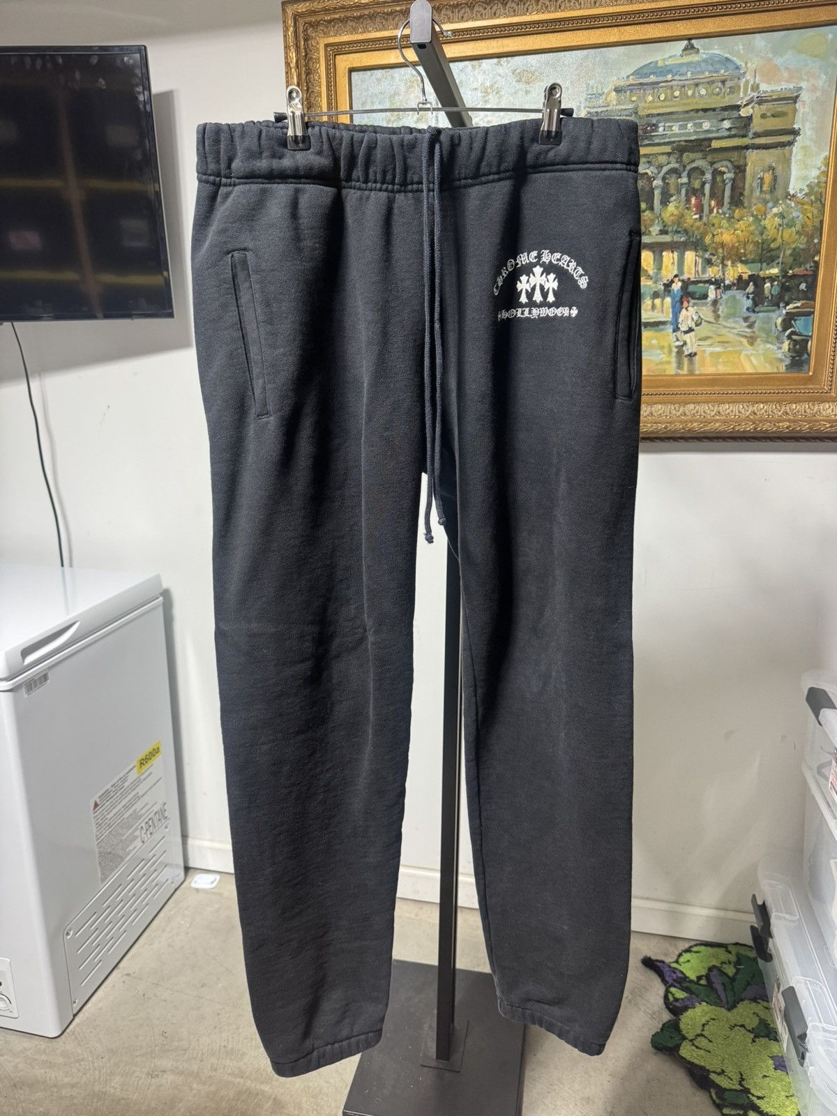Chrome Hearts Chrome Hearts Hollywood Sweatpants Size US 34 / EU 50 - 1 Thumbnail