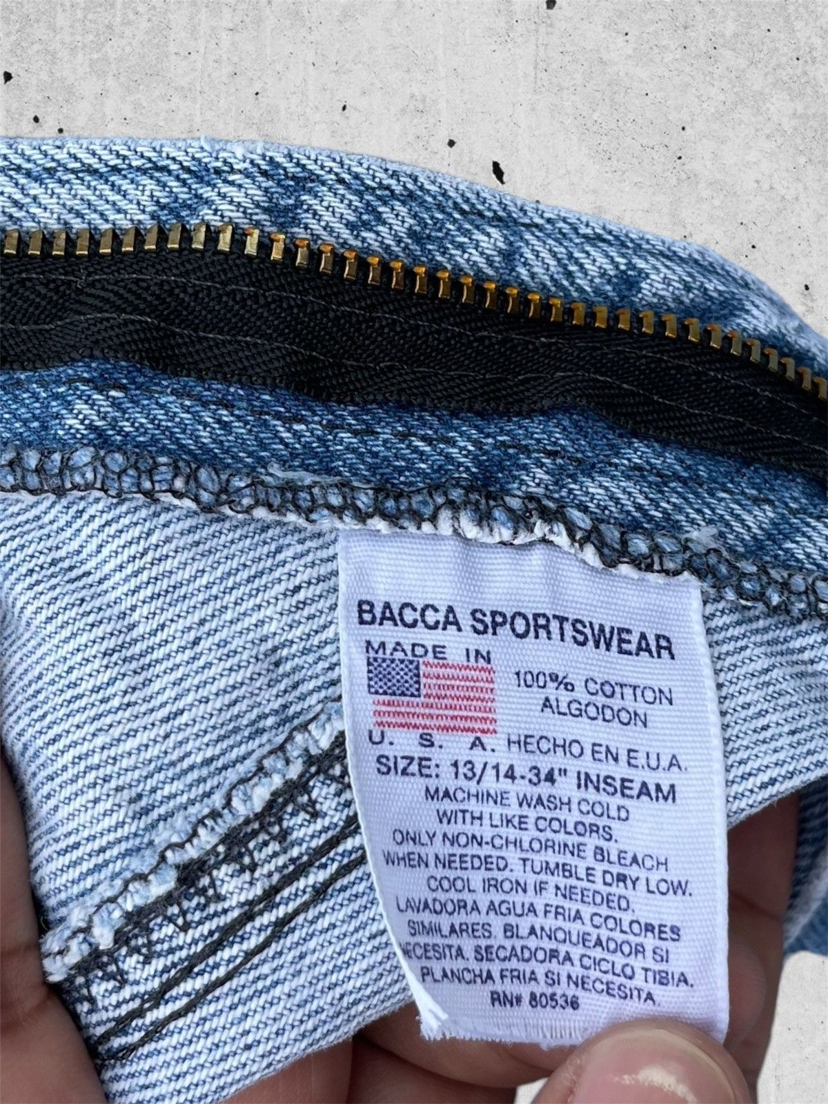 Designer × Jean 🔥 Ozark Mountain Distressed Denim Vintage W31🔥 Size US 31 - 7 Thumbnail