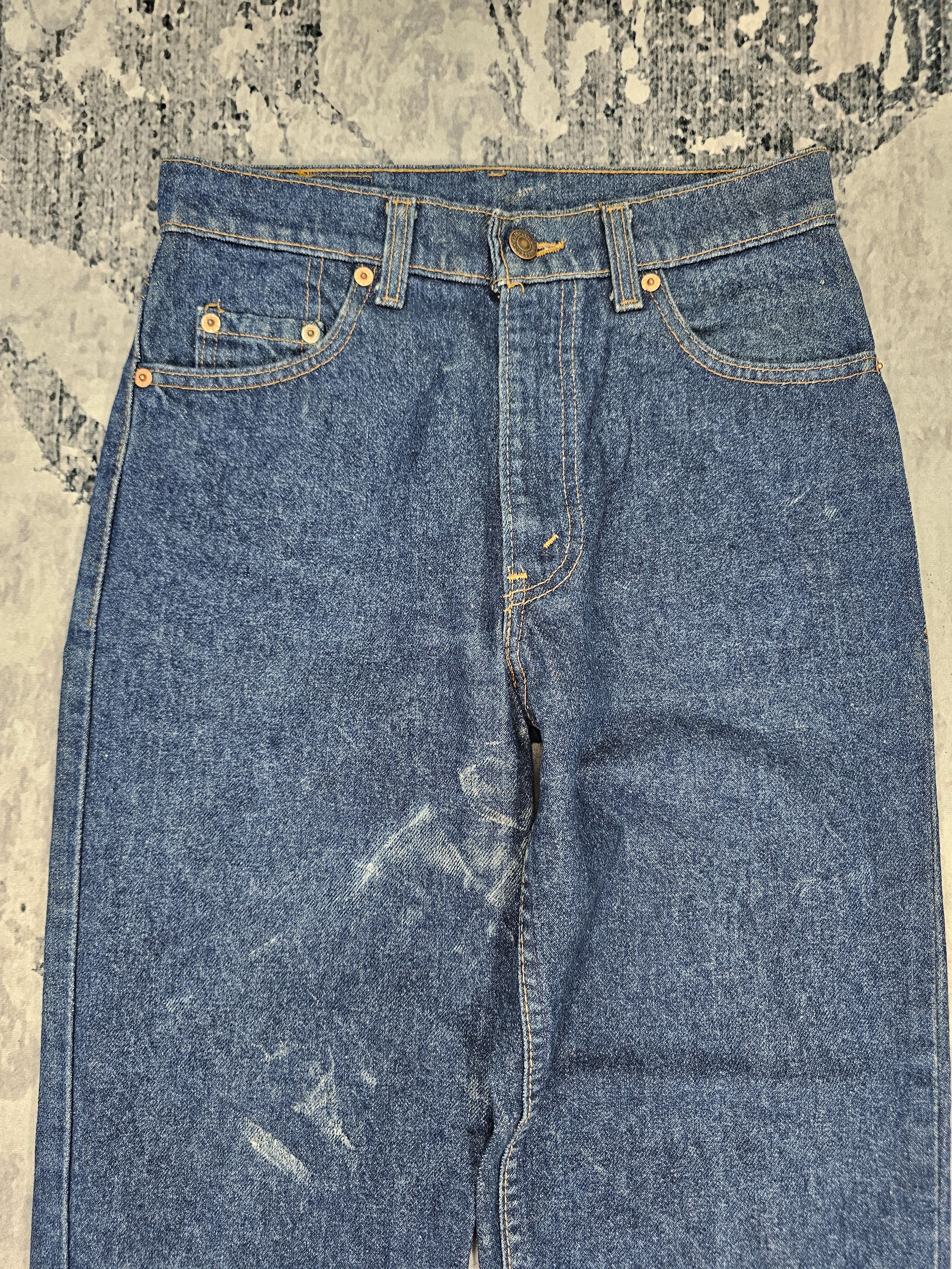 Levi's Vintage Clothing Vtg LEVIS 610 Bleached High Rise Jeans Made In USA L0555 Size 27" / US 4 / IT 40 - 7 Thumbnail