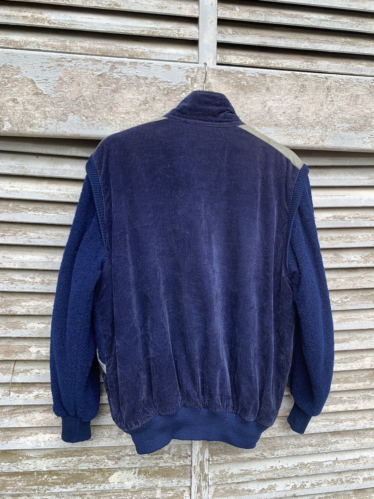 Vintage THRASHED Tokyo Zip Up Suede Bomber Jacket Size US M / EU 48-50 / 2 - 10 Thumbnail