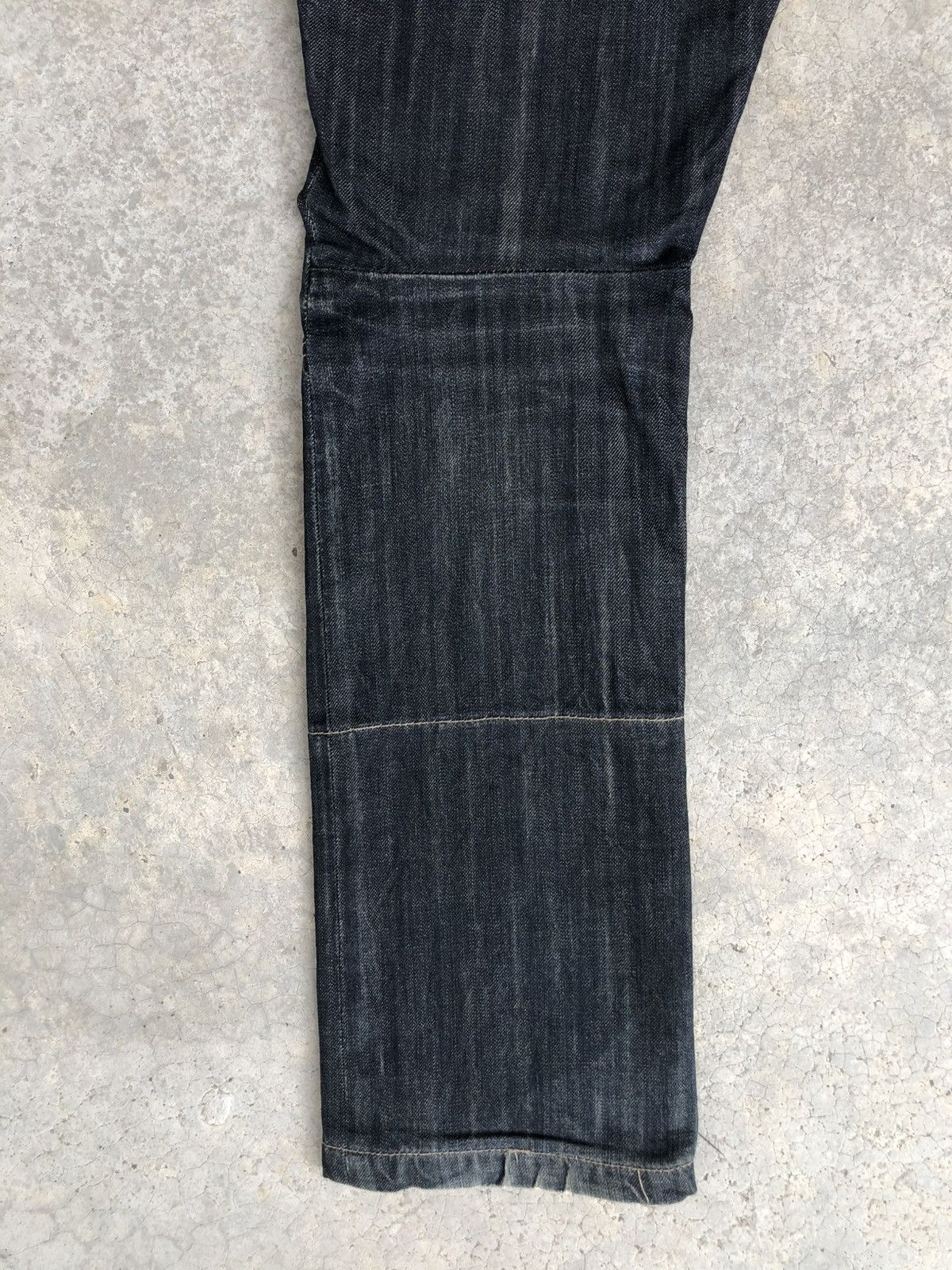 PPFM Japanese PPFM Double Knee Biker Distressed Denim Size US 32 / EU 48 - 11 Thumbnail