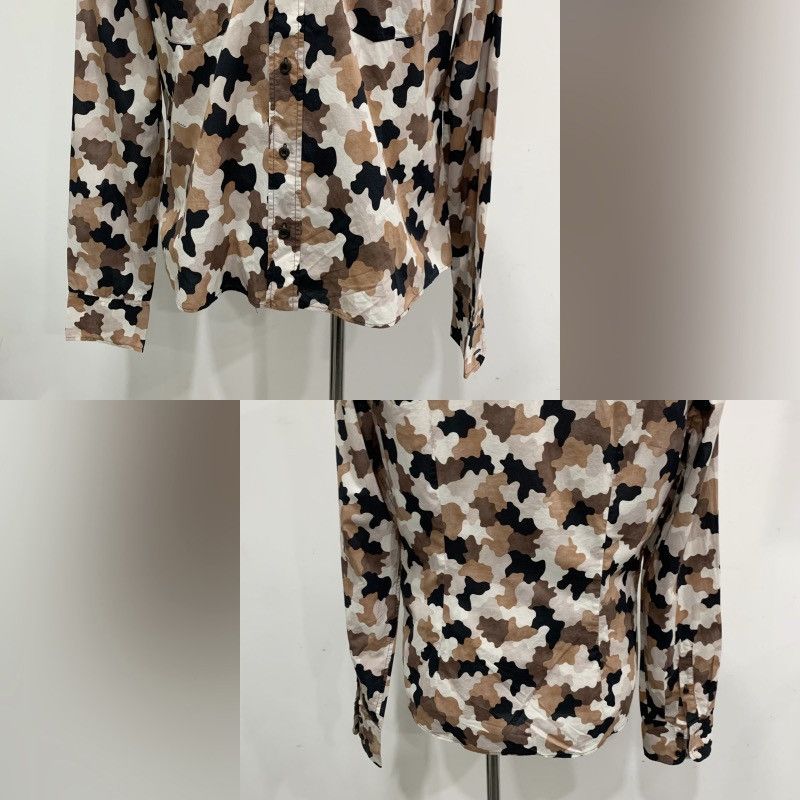 Prada Prada Camo Print Men Shirt Sz 40 15 3/4 UCM682 Size US M / EU 48-50 / 2 - 4 Thumbnail