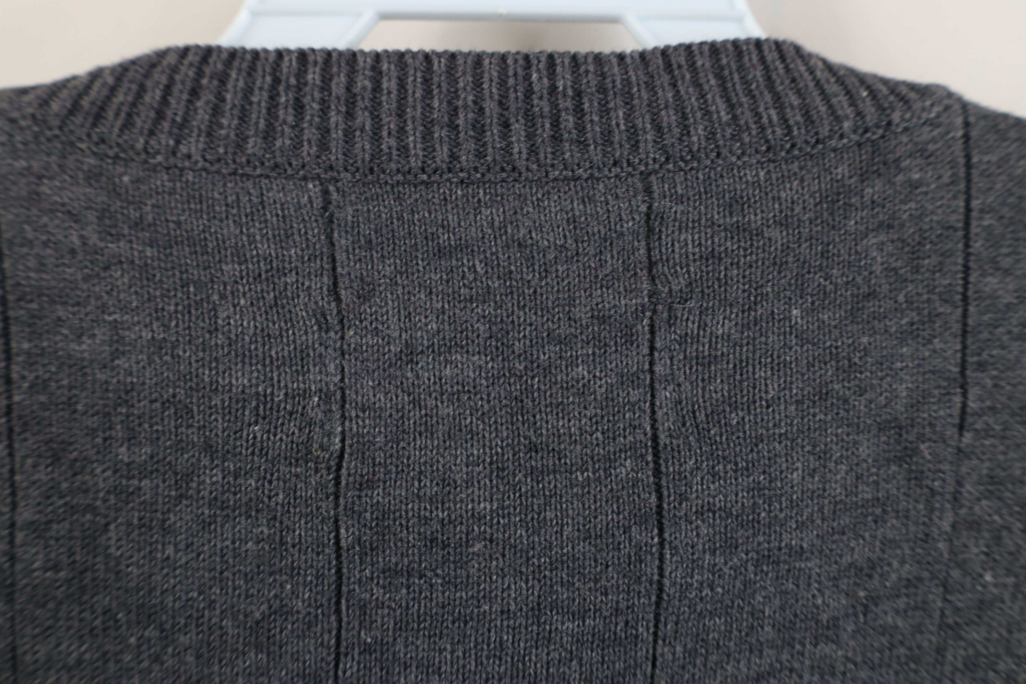 Vintage Vintage 90s Streetwear Cotton Knit Cardigan Sweater Vest Size US L / EU 52-54 / 3 - 7 Thumbnail