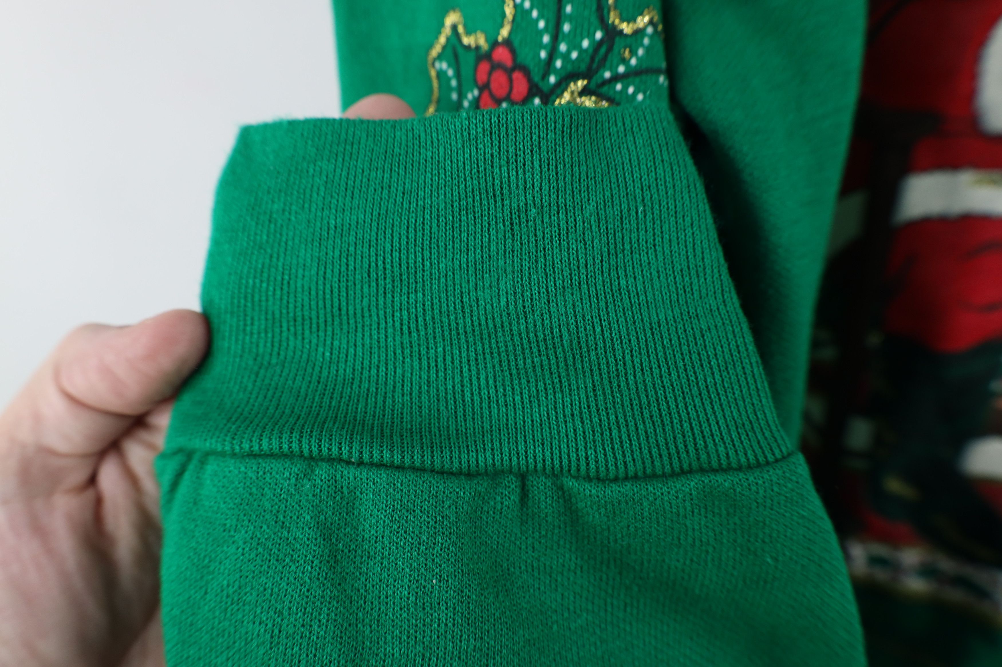Vintage Vintage 90s Streetwear Santa Claus All Over Print Sweatshirt Size XL / US 12-14 / IT 48-50 - 7 Thumbnail