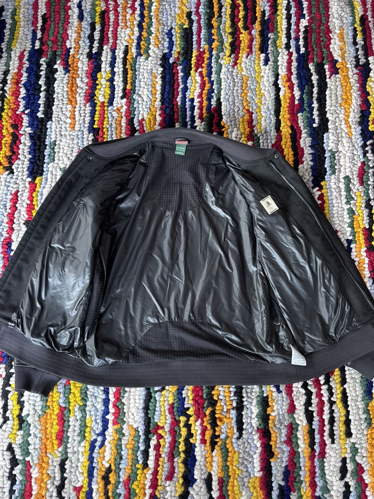 Nike Rare Nike Black Leather Jacket Size US XXL / EU 58 / 5 - 6 Thumbnail