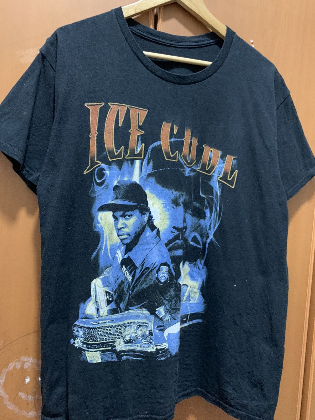 Rap Tees Ice Cube rap tee Faded T Shirt L Size US L / EU 52-54 / 3 - 4 Thumbnail