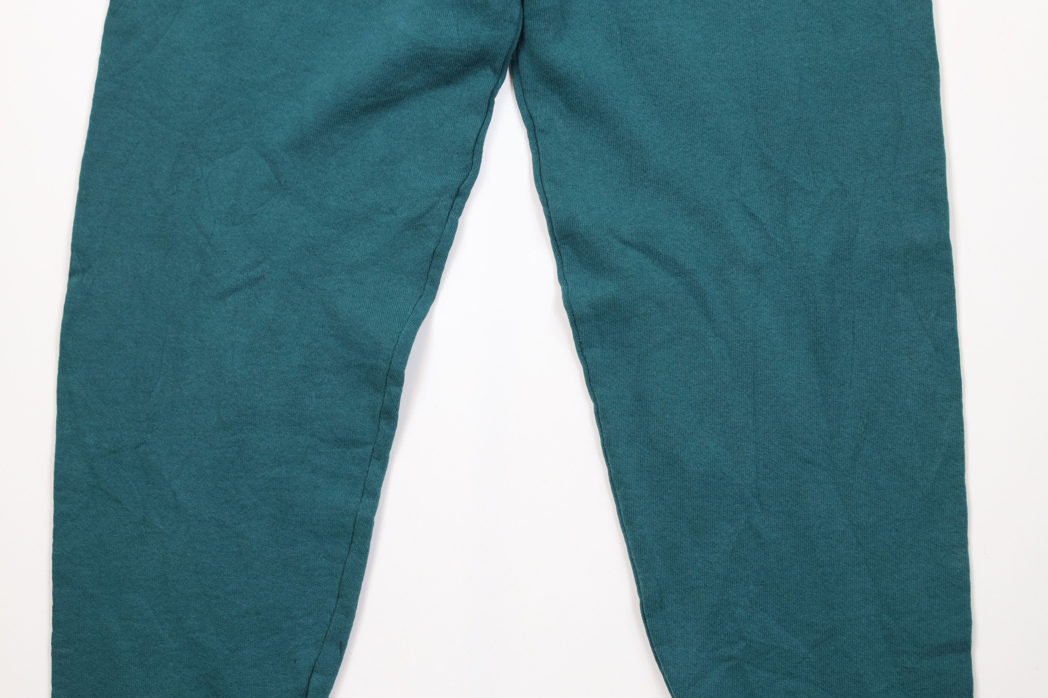Vintage Vintage 90s Streetwear Blank Sweatpants Joggers Green USA Size US 34 / EU 50 - 12 Thumbnail