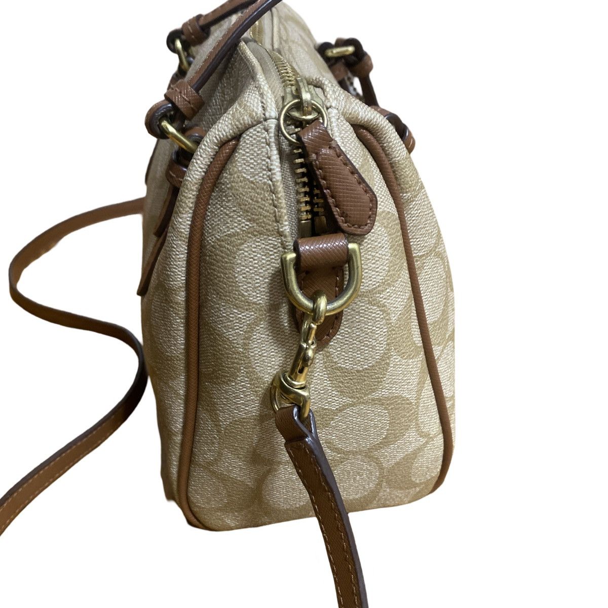 Coach Coach F49862 Peyton Signature Bennett Mini Satchel Size ONE SIZE - 3 Thumbnail