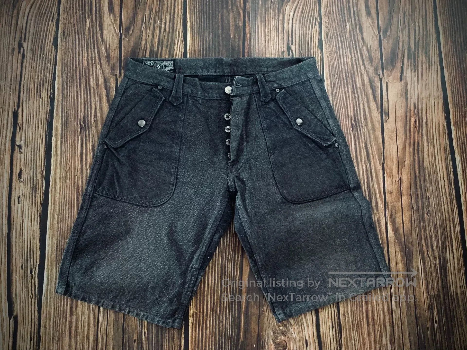 WEST RIDE Westride Black Pepper Salt Fabric Shorts. Size US 34 / EU 50 - 2 Thumbnail