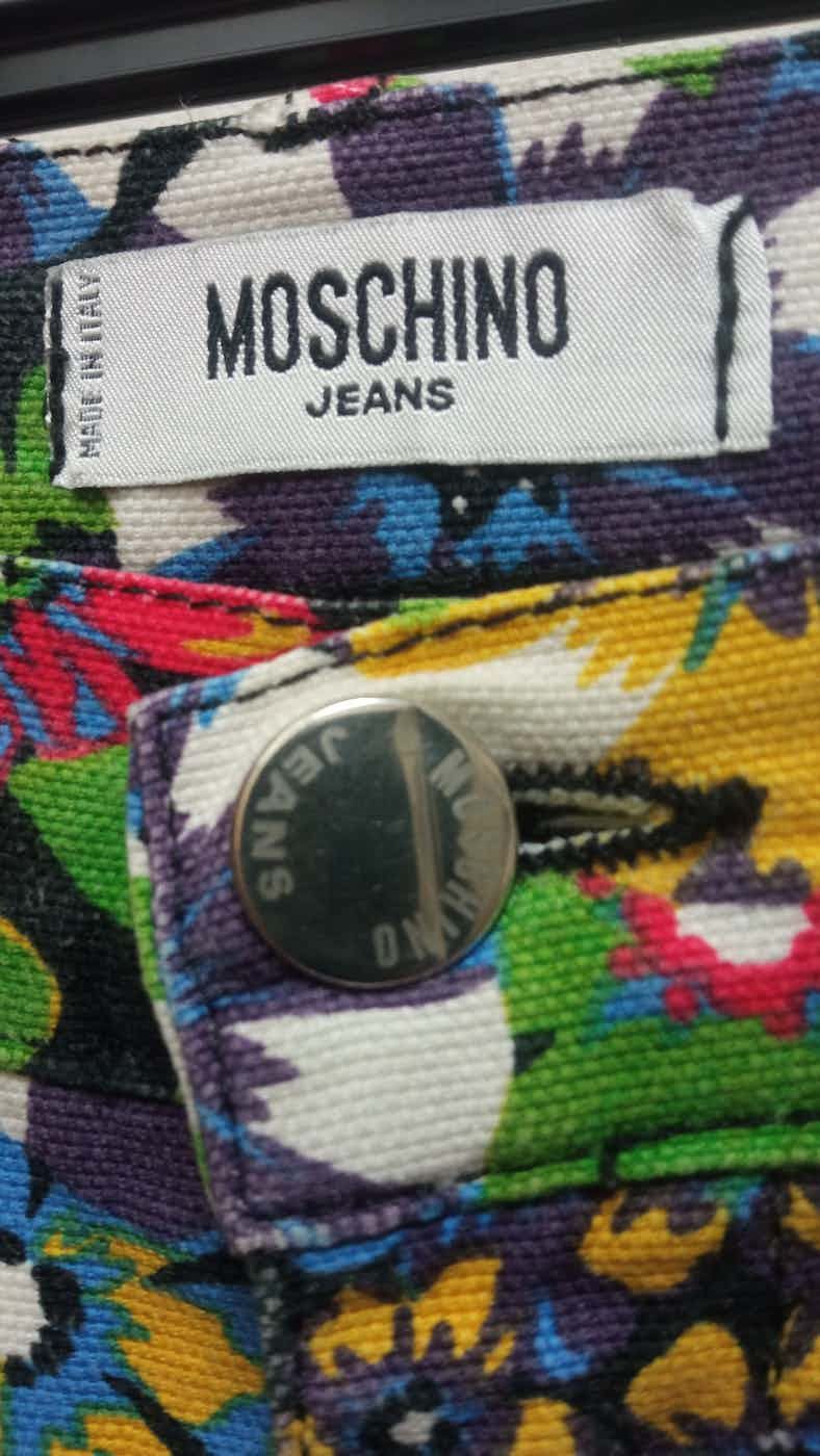Love Moschino 🔥🔥Rare Vintage Moschino Donna Floral Pants Size 29" - 4 Thumbnail