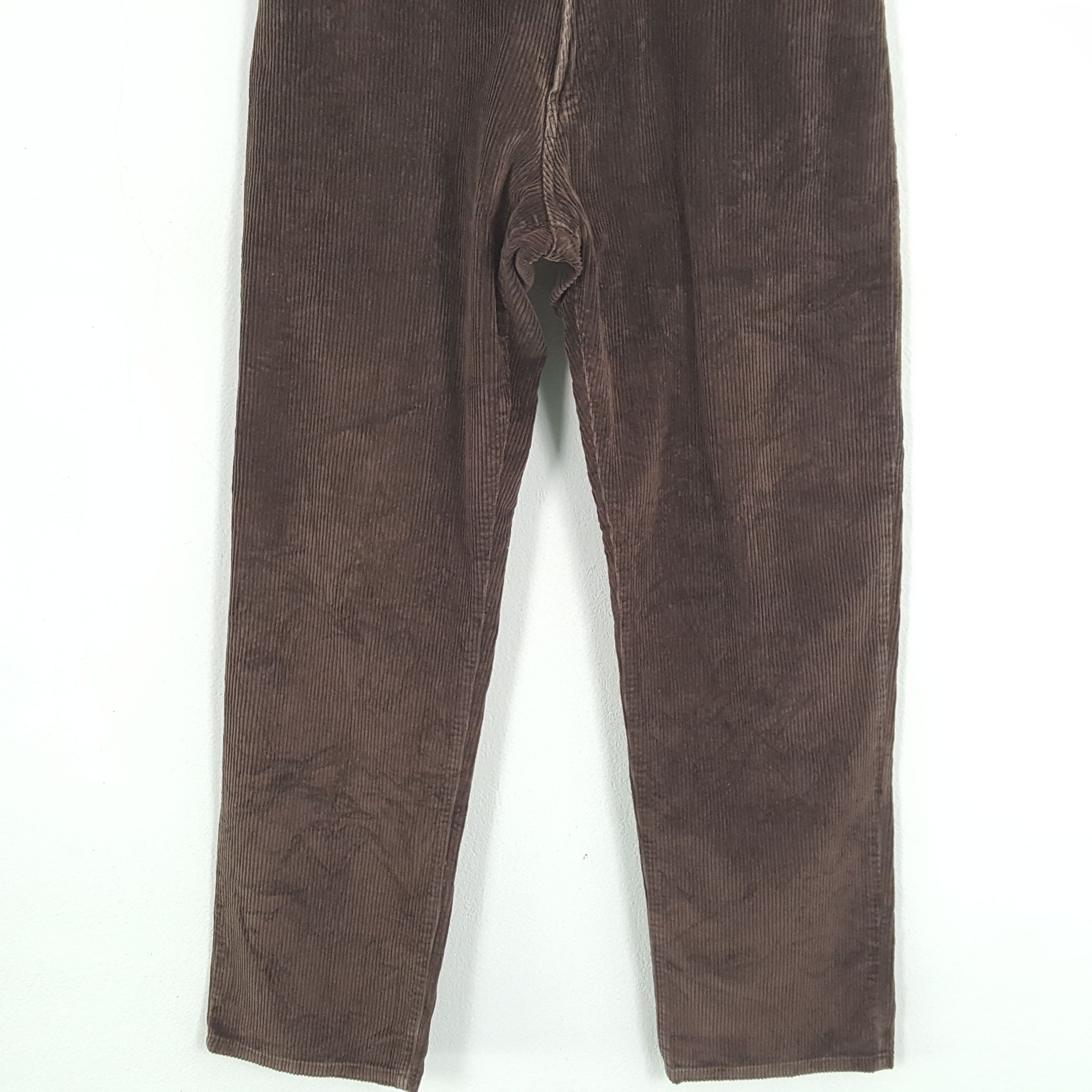 Stussy × Vintage Vintage STUSSY Streetwear Skateboard Big Logo Corduroy Pant Size US 27 - 6 Thumbnail