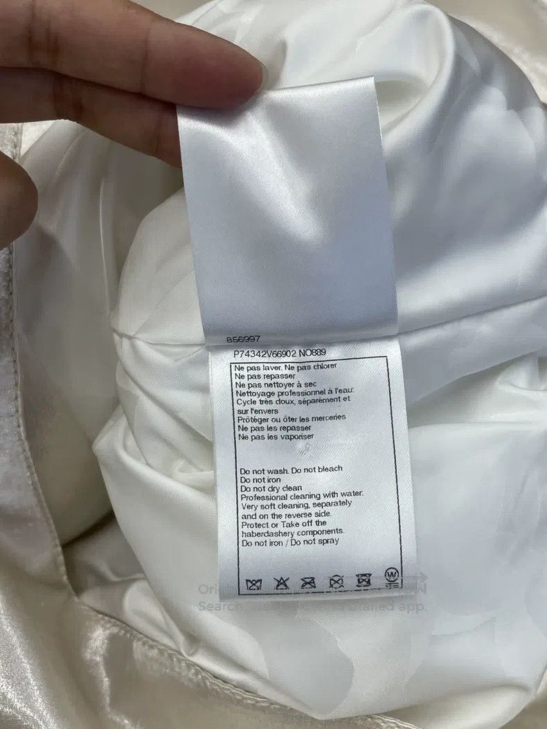 Chanel Chanel 23N Ski Series White Pearlescent Cotton Jacket Size XS / US 0-2 / IT 36-38 - 7 Thumbnail