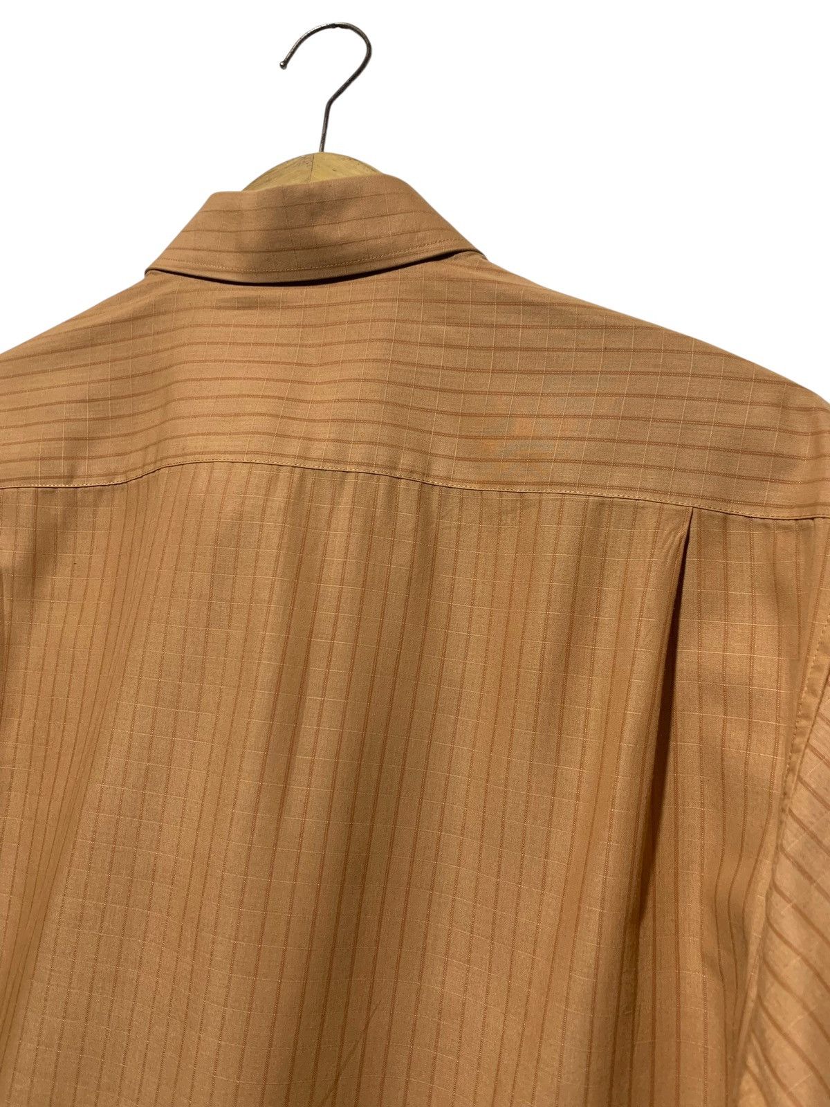 Balenciaga Vintage Balenciaga stripe textured BB longsleeve shirt Size US L / EU 52-54 / 3 - 9 Thumbnail