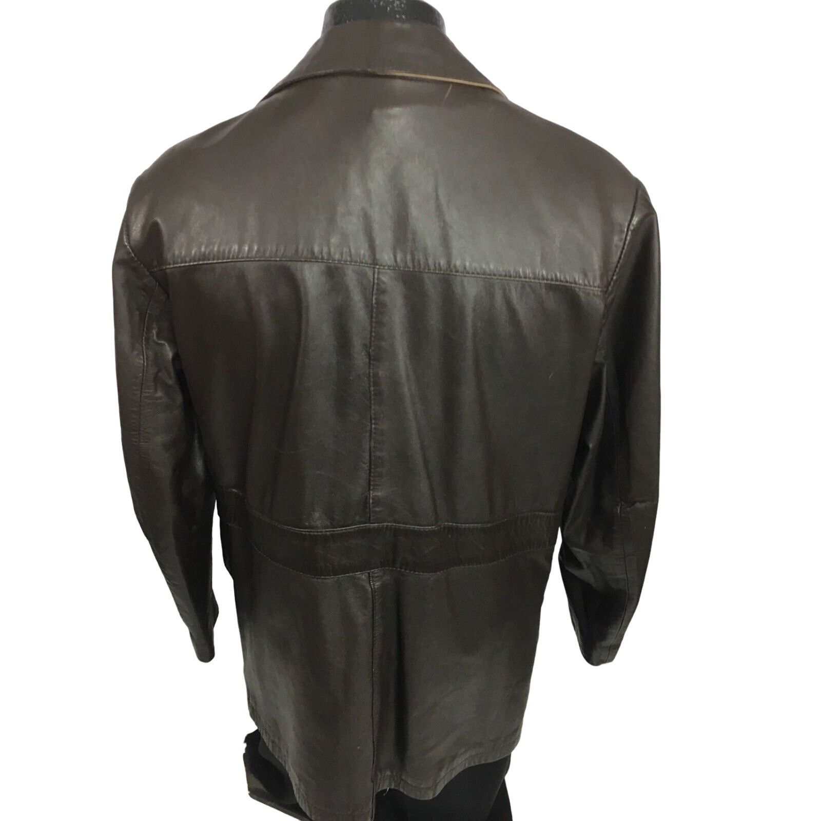 Other Vtg CAMPUS Brown MoD Sport Coat 3 Button Spy Jacket Size US XL / EU 56 / 4 - 3 Thumbnail
