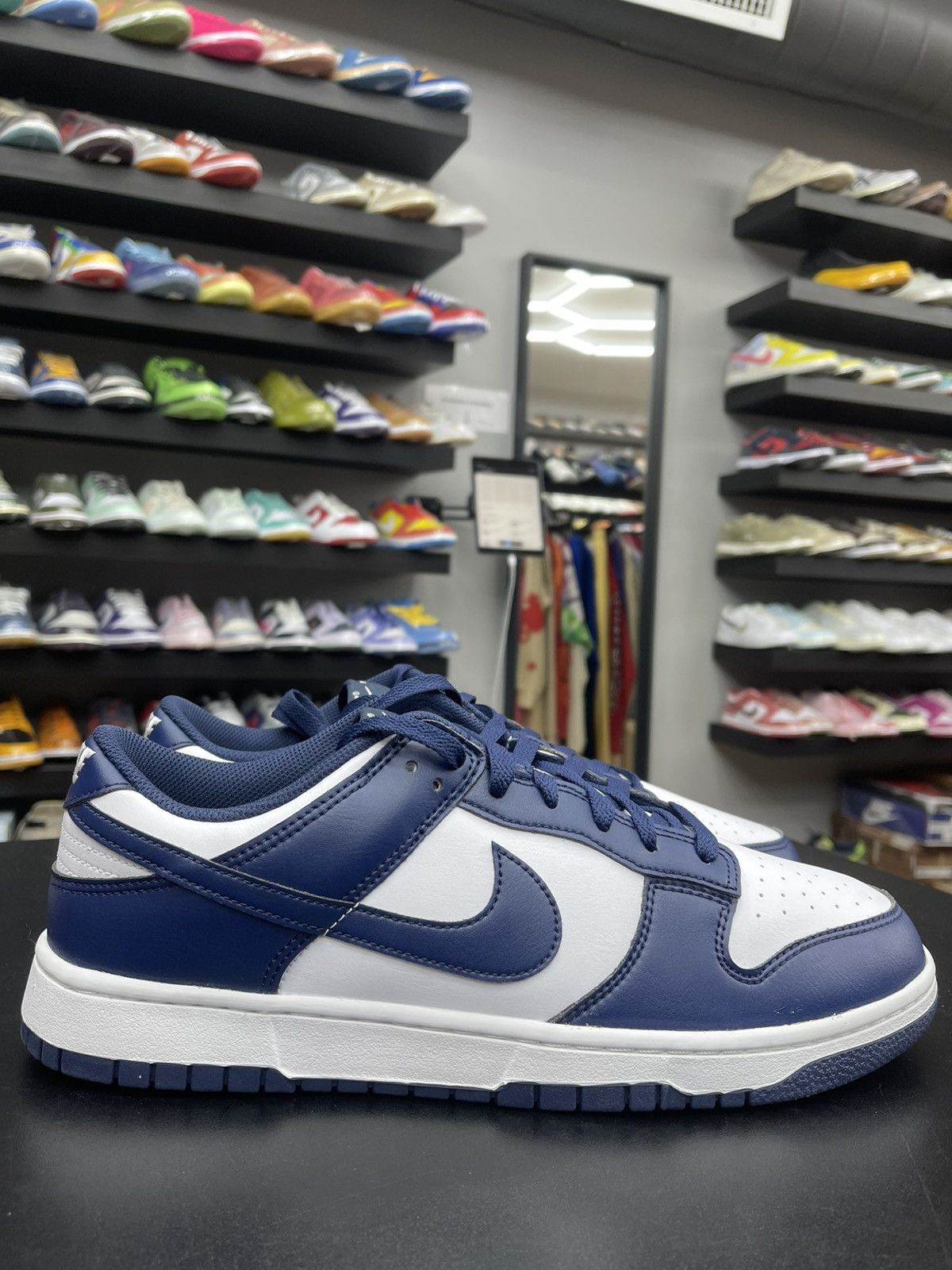 Nike Size 12 - Nike Dunk Low Midnight Navy Size US 12 / EU 45 - 1 Thumbnail