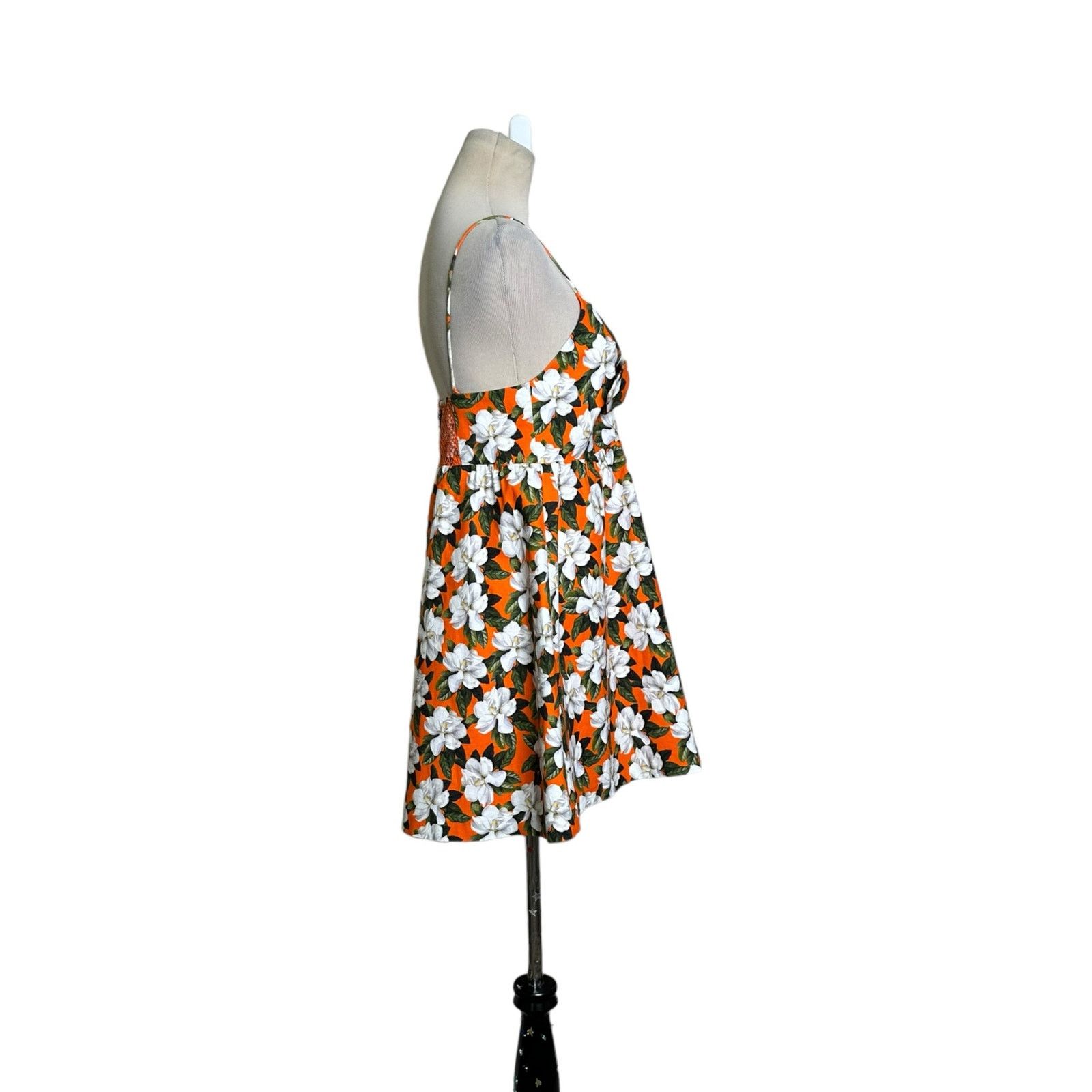 Alice + Olivia Alice + Olivia orange white floral mini dress size 2 Size XS / US 0-2 / IT 36-38 - 13 Thumbnail