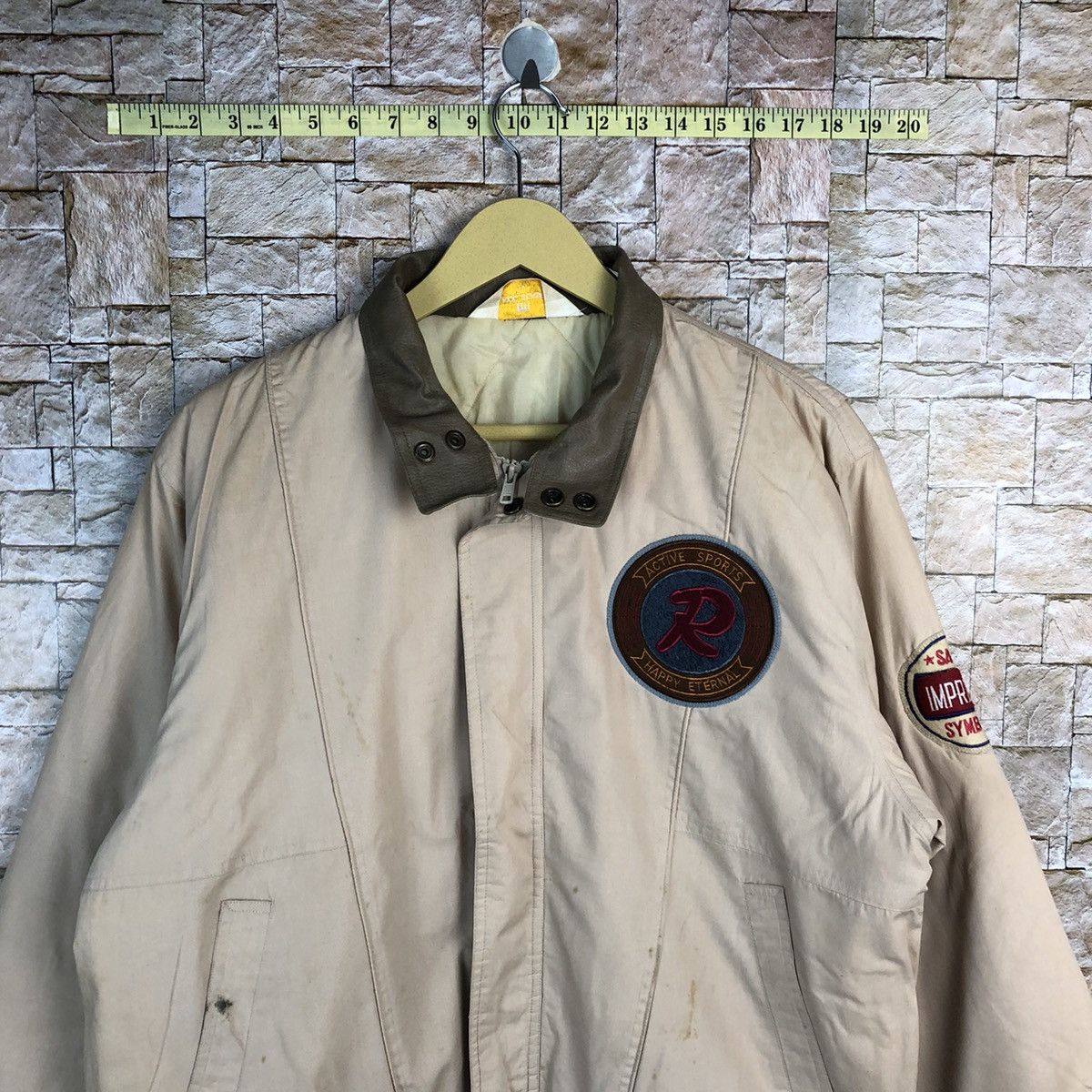Japanese Brand Franco Masolti Brown Bombers Jacket #A561 Size US M / EU 48-50 / 2 - 5 Thumbnail