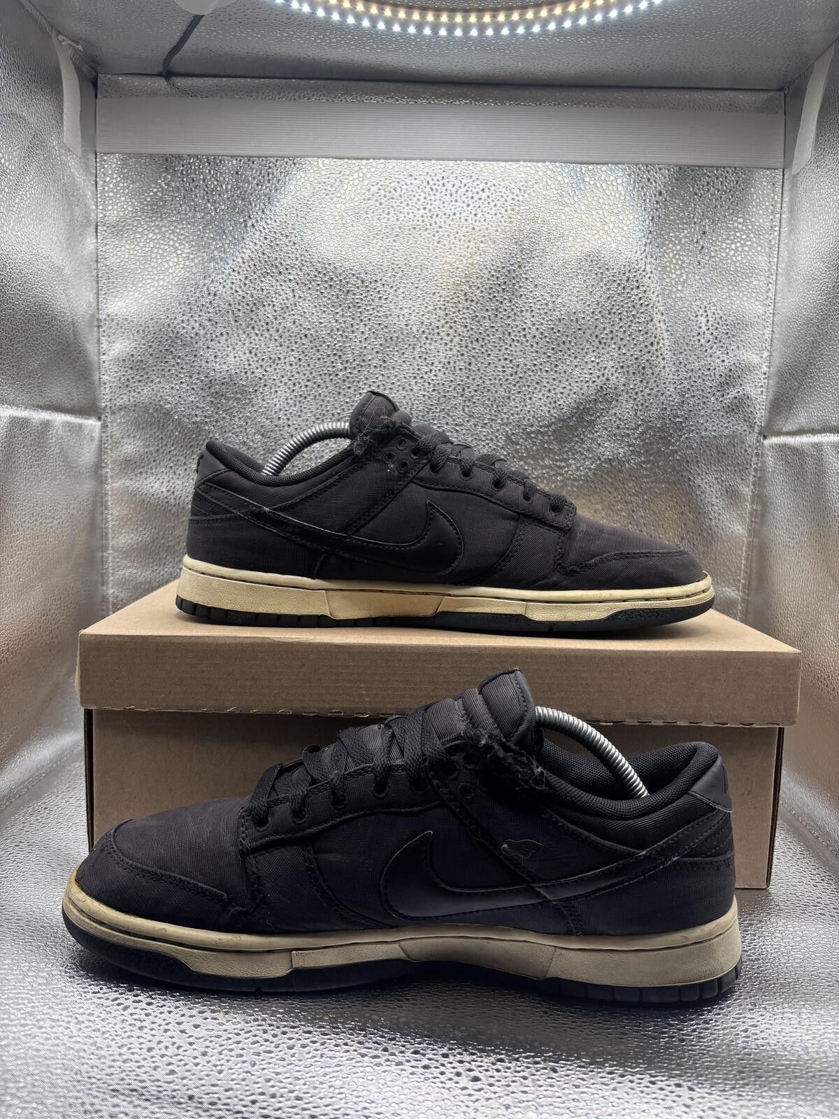 Nike Nike dunk low black Canvas Size US 9 / EU 42 - 5 Thumbnail