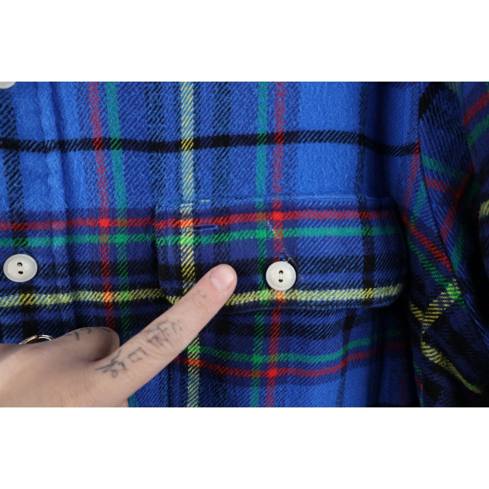 Polo Ralph Lauren Vintage Ralph Lauren Rainbow Plaid Flannel Button Shirt Size US L / EU 52-54 / 3 - 6 Thumbnail